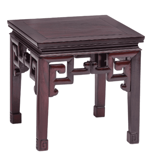 Čínský stolek / podstavec řezbovaný