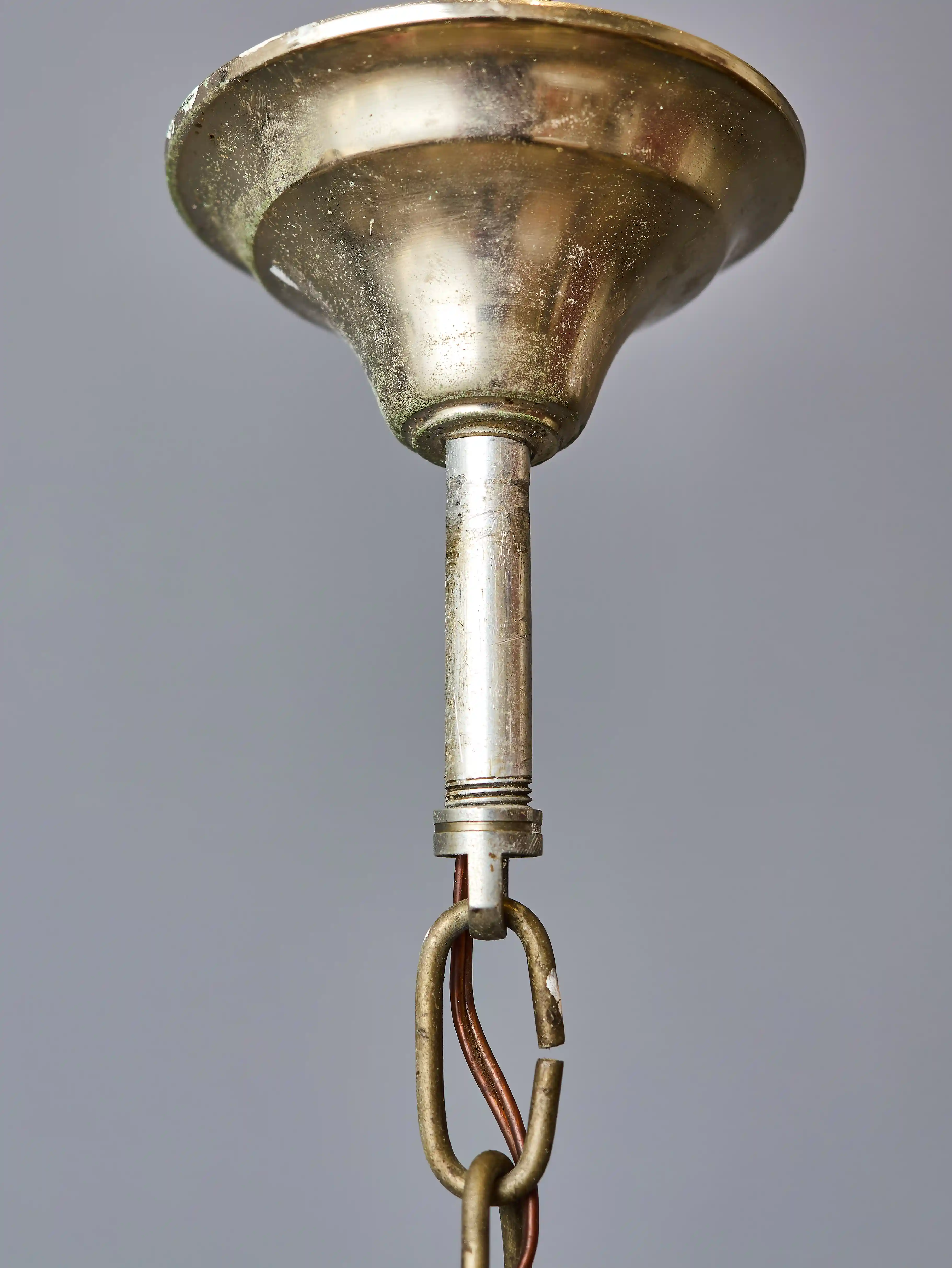 Benátský pětiramenný skleněný lustr Murano