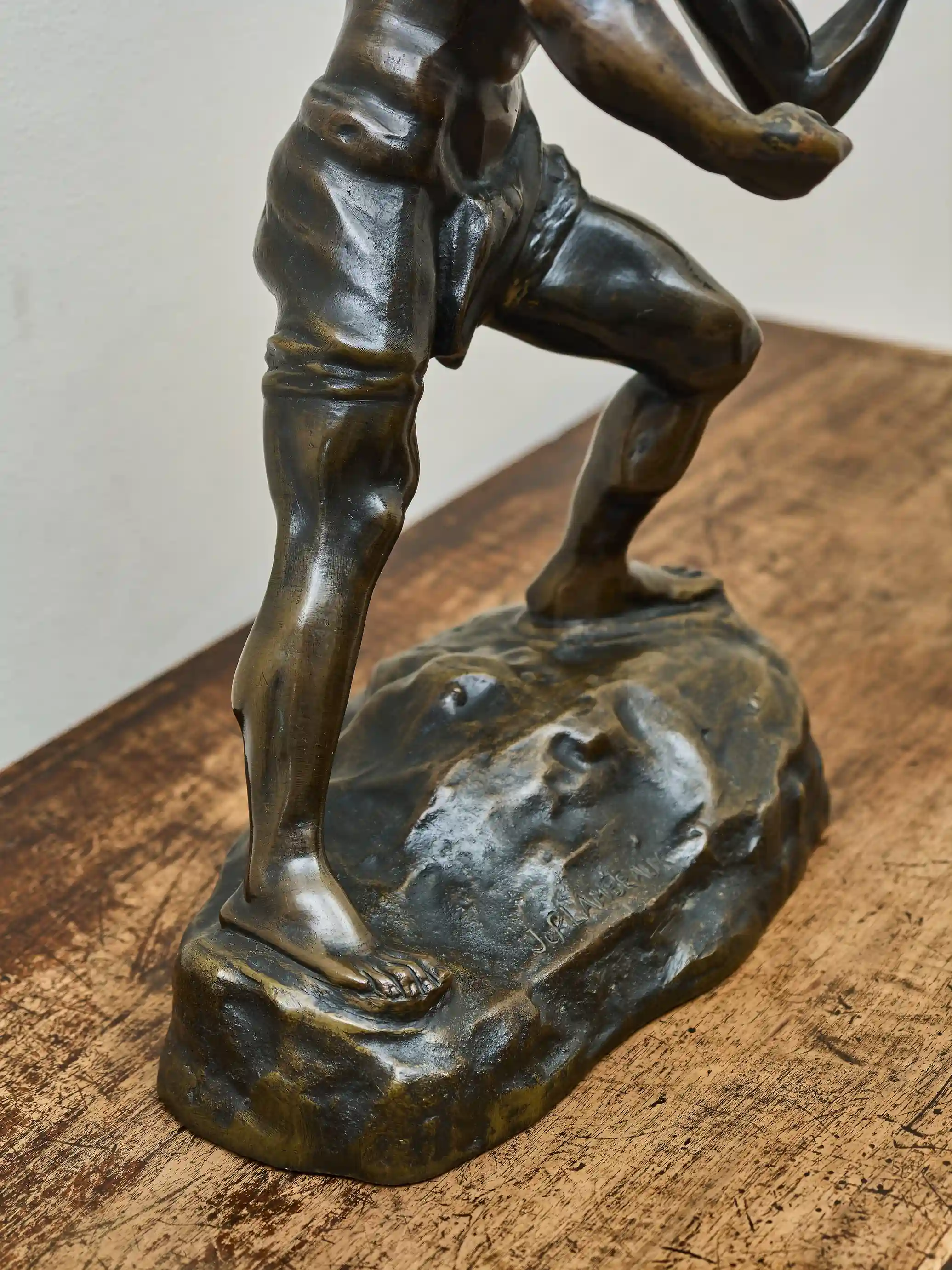 Jef Lambeaux - bronzová socha atleta