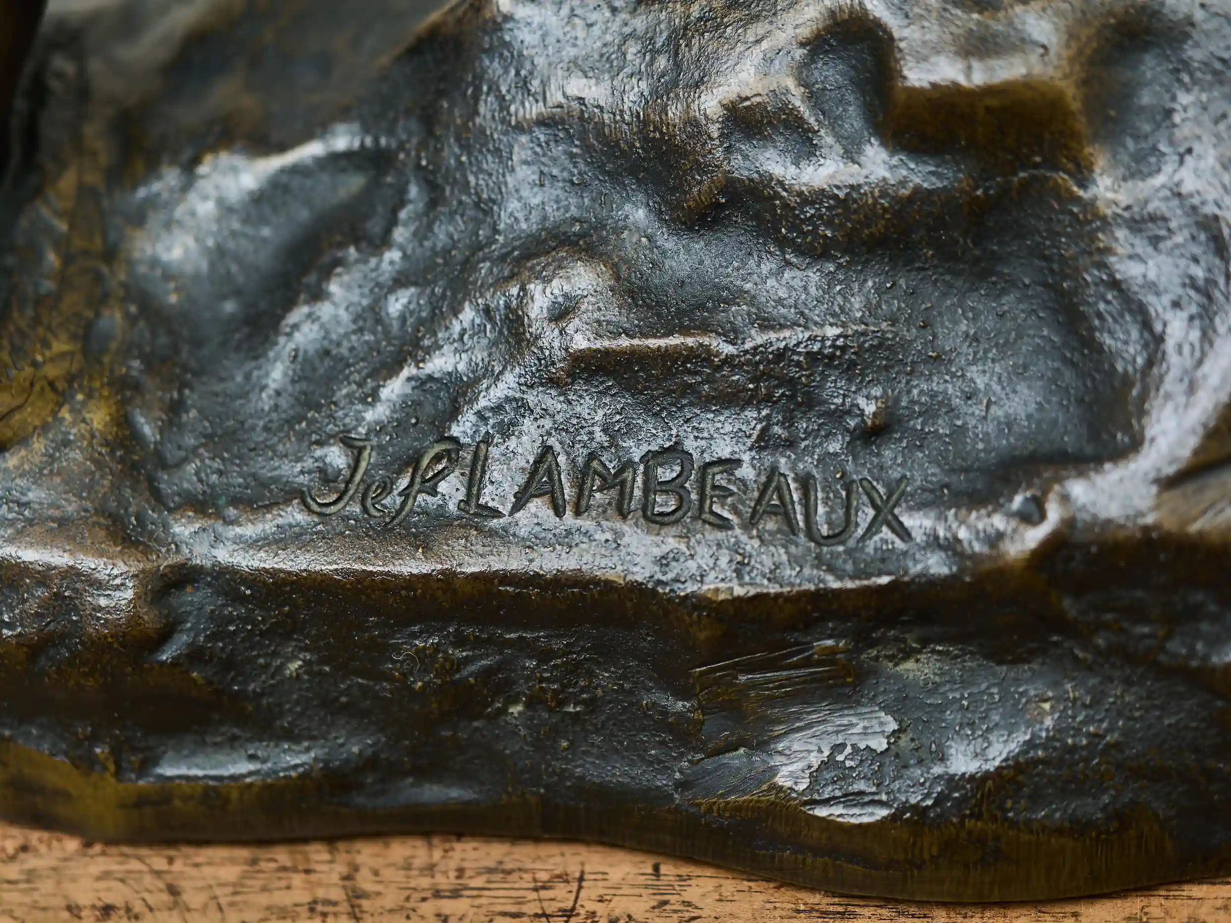 Jef Lambeaux - bronzová socha atleta