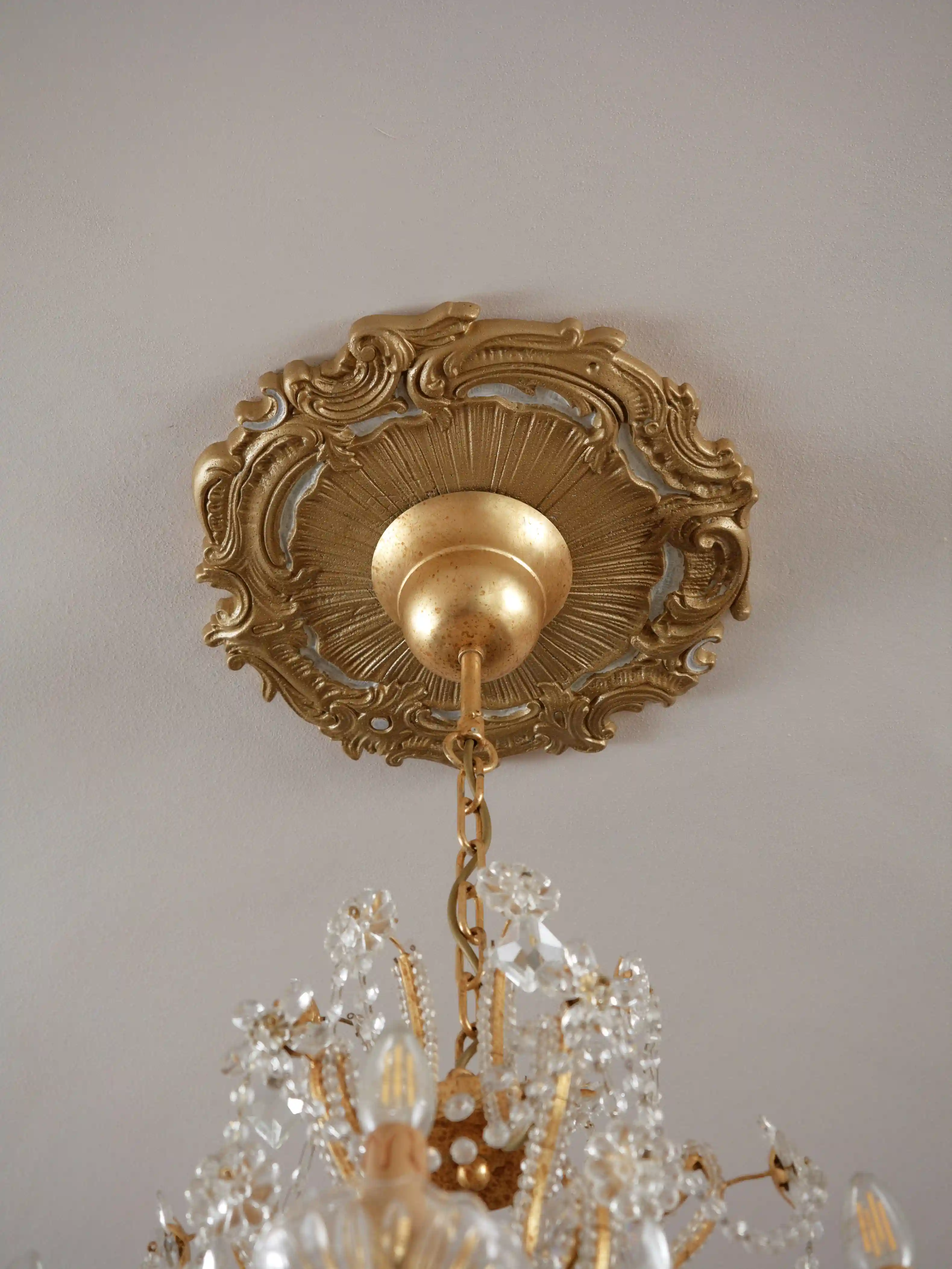 Luxusní italský křišťálový lustr Mechini Firenze 3 kusy