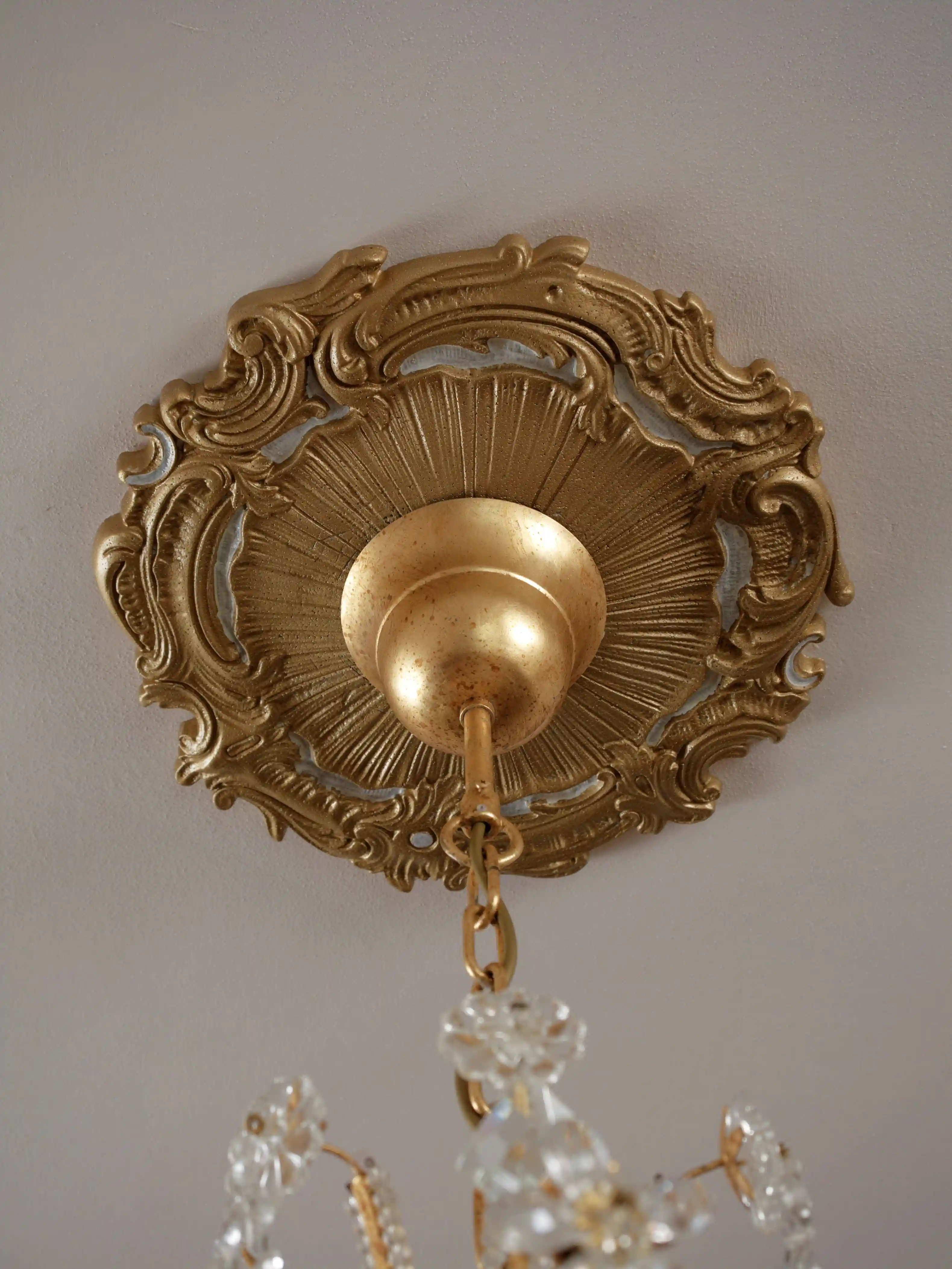 Luxusní italský křišťálový lustr Mechini Firenze 3 kusy