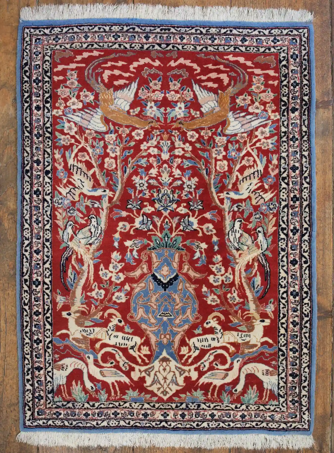 Ručně vázaný kobereček Isfahan 106 X 71 cm