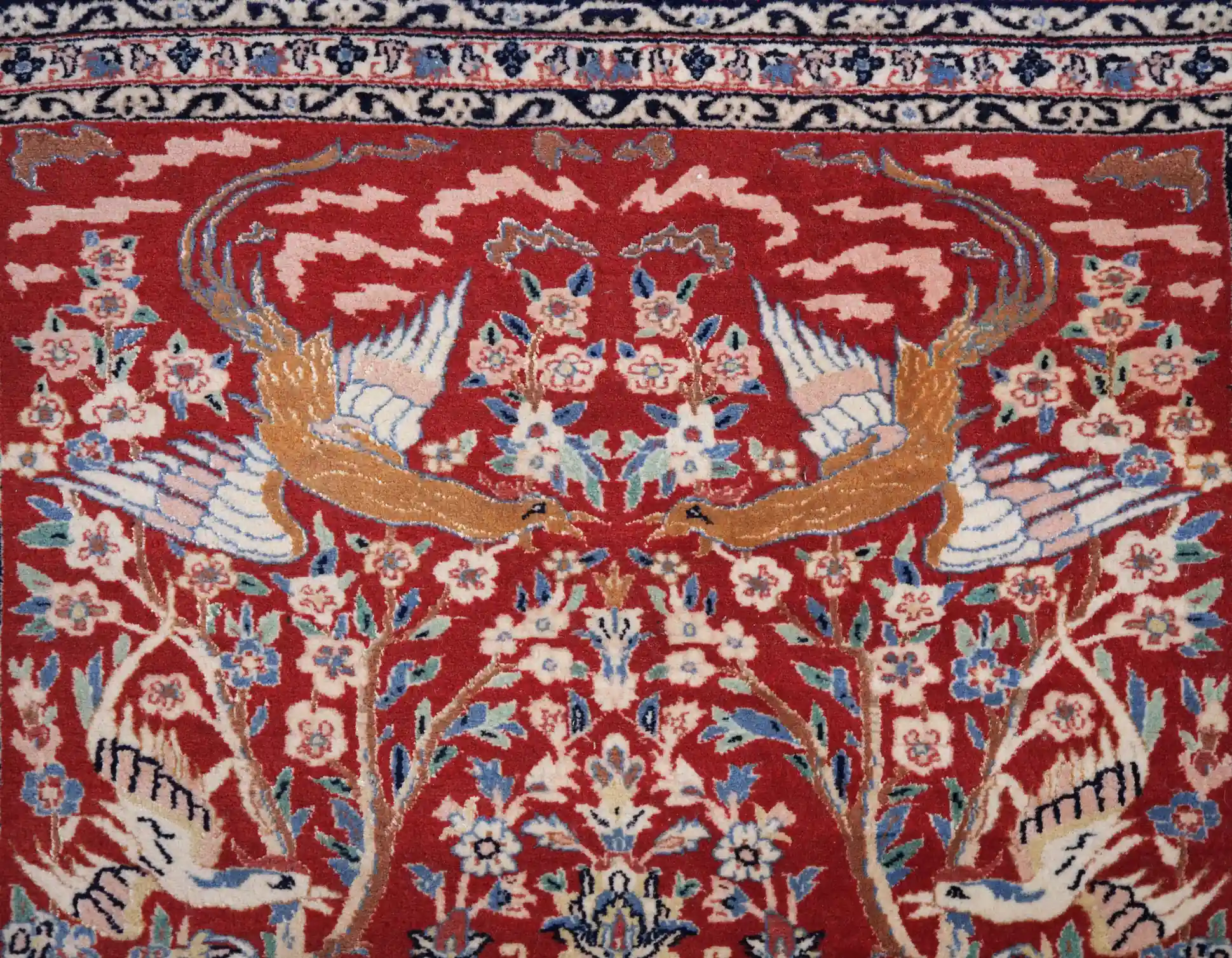 Ručně vázaný kobereček Isfahan 106 X 71 cm