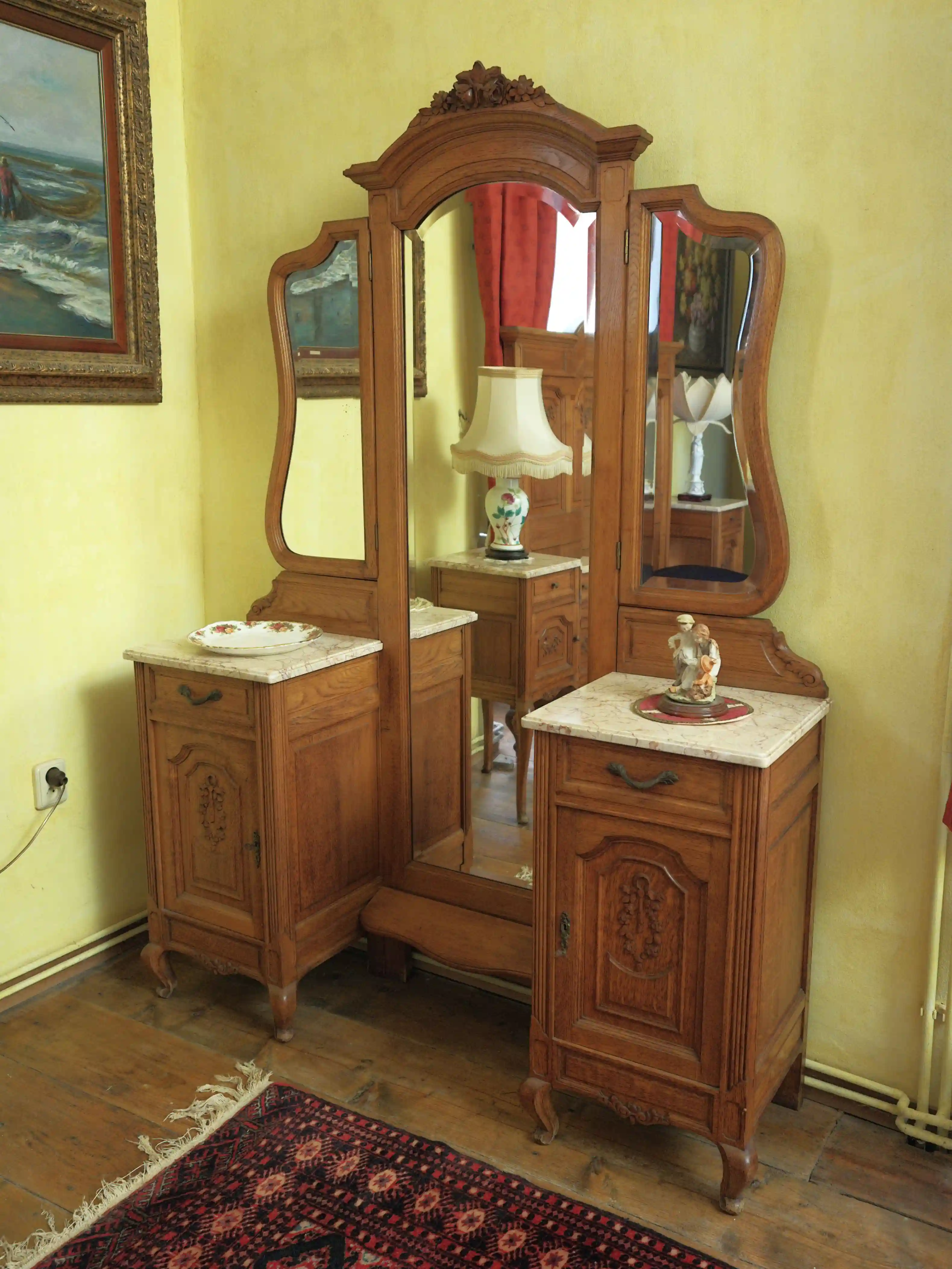 Velký komplet starožitná ložnice ze zámku