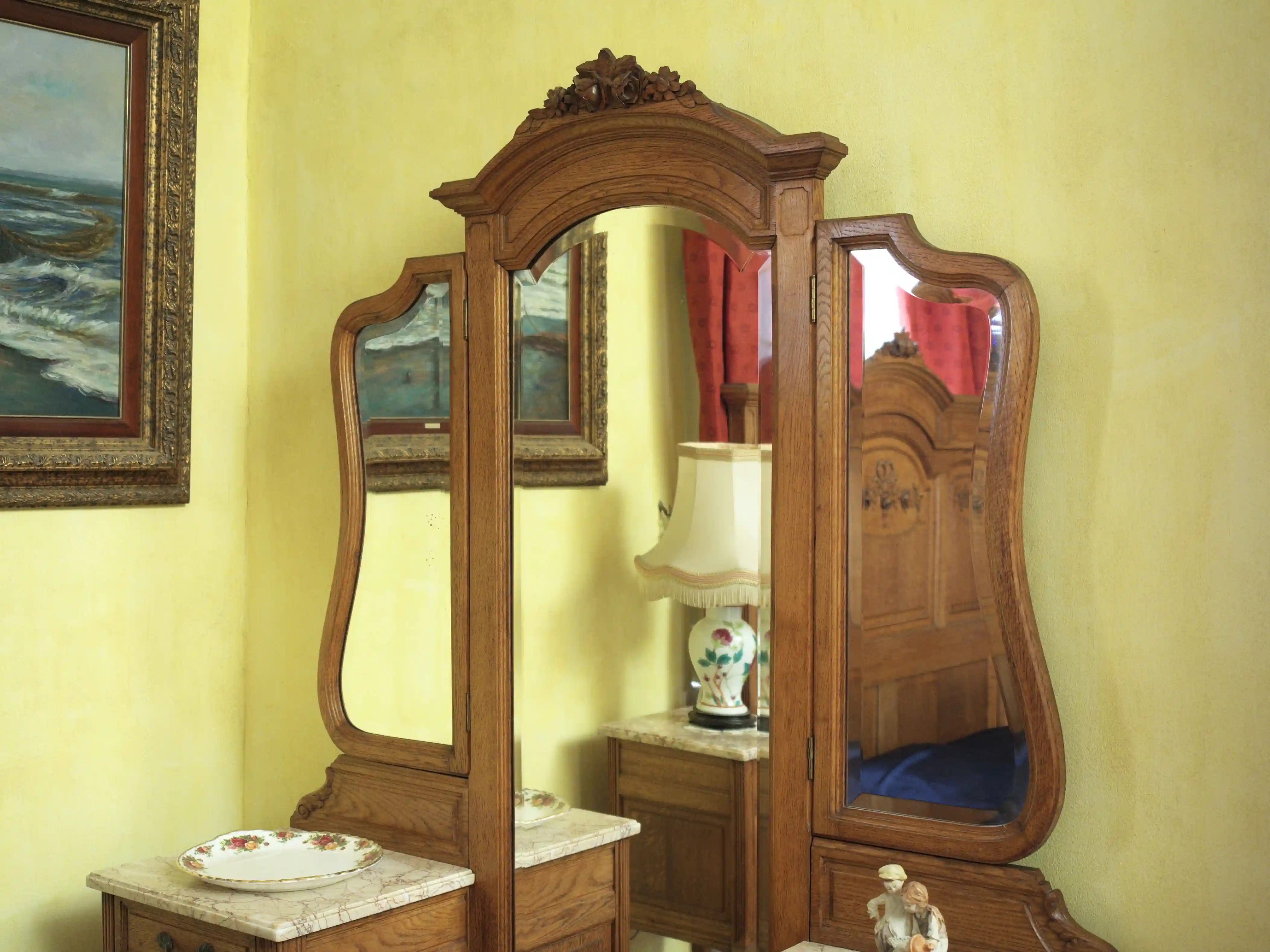 Velký komplet starožitná ložnice ze zámku