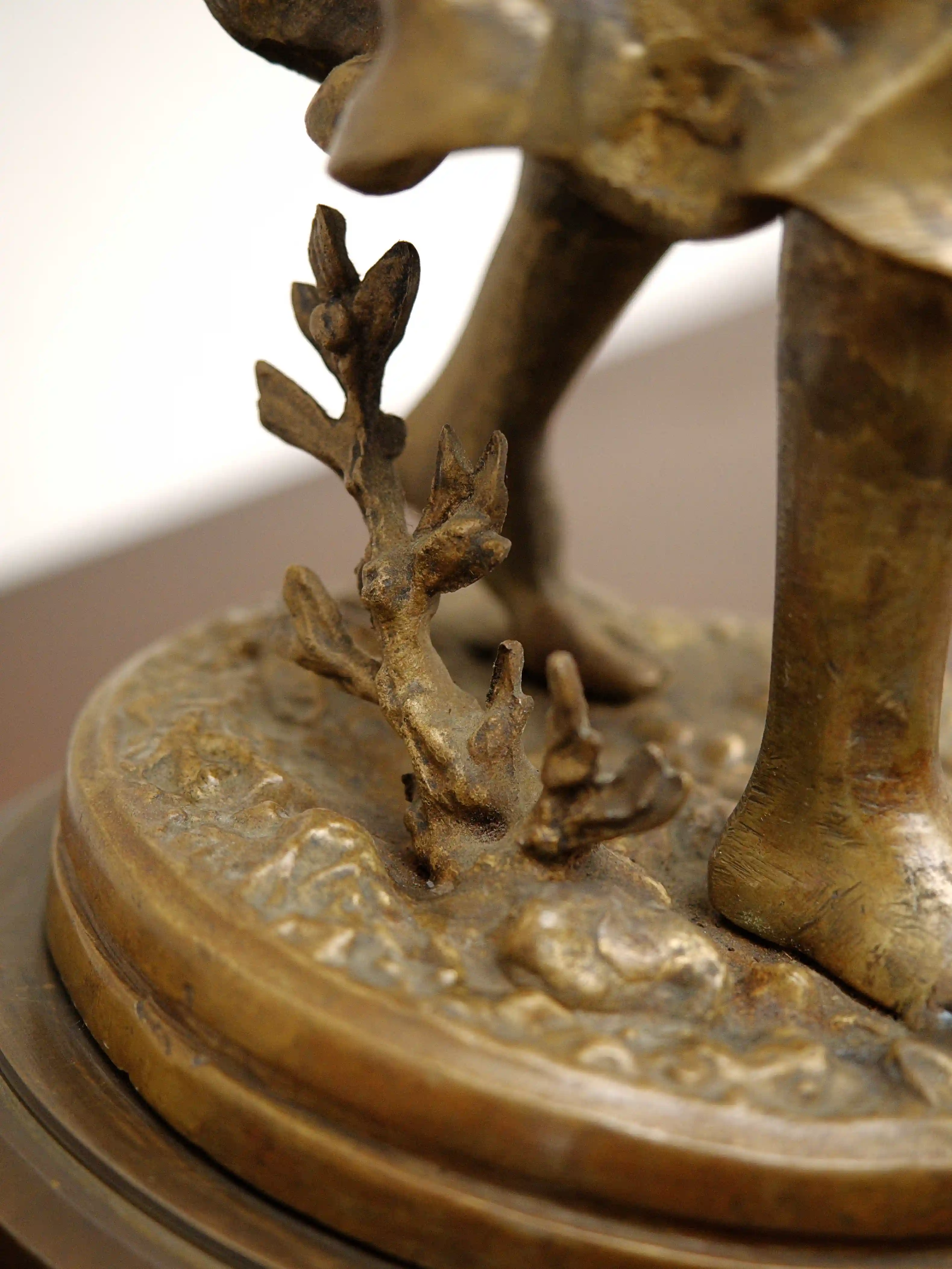 Bronzová socha mladé dívky, Ernest Rancoulet, Francie, konec 19. století