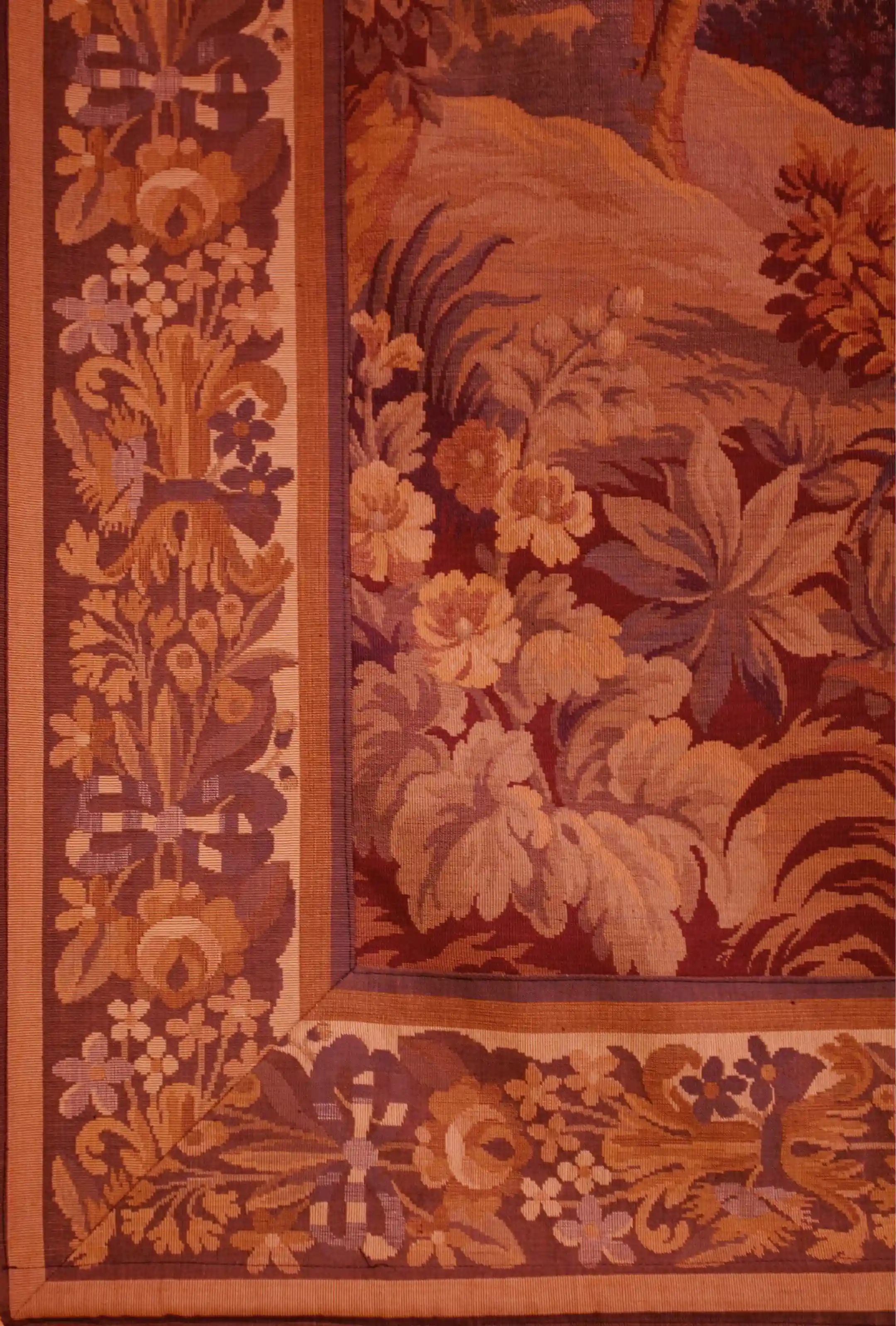 Gobelín / tapiserie s krajinou a architekturou 130x 214 cm