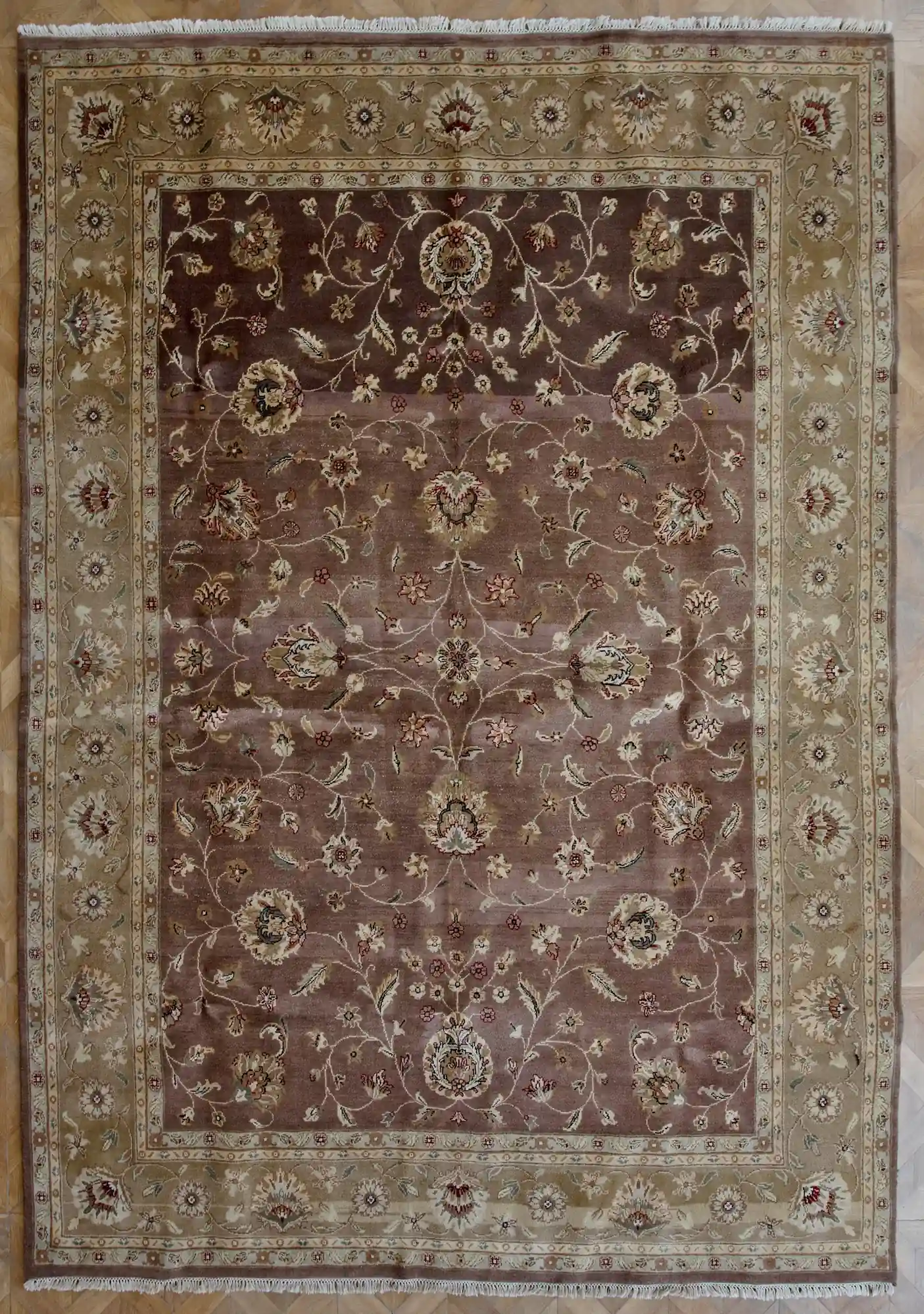 Ručně vázaný koberec Agra 374 × 272 cm