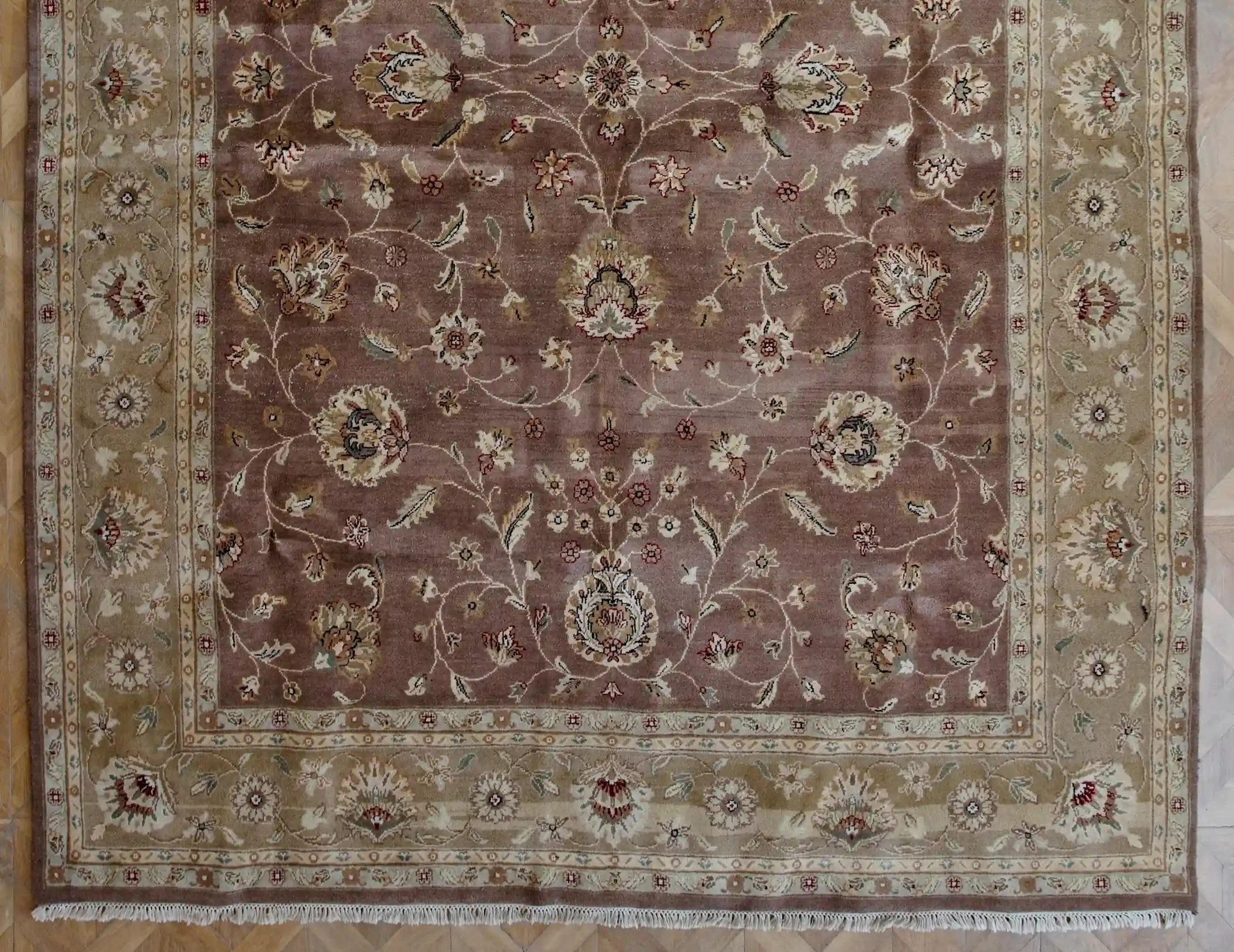 Ručně vázaný koberec Agra 374 × 272 cm