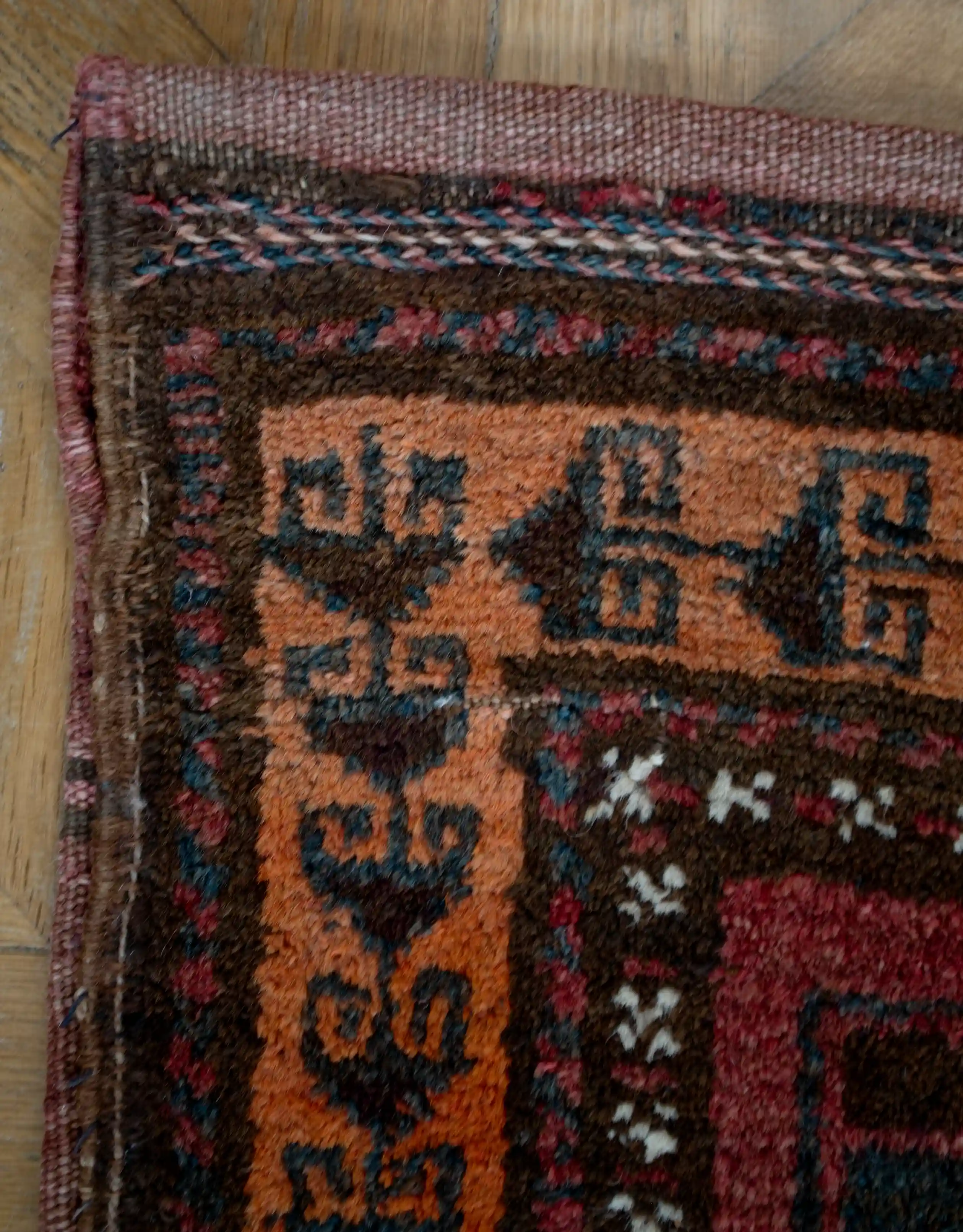 Afghánský čuval – ručně vázaná vaková textilie 115 X 58 cm