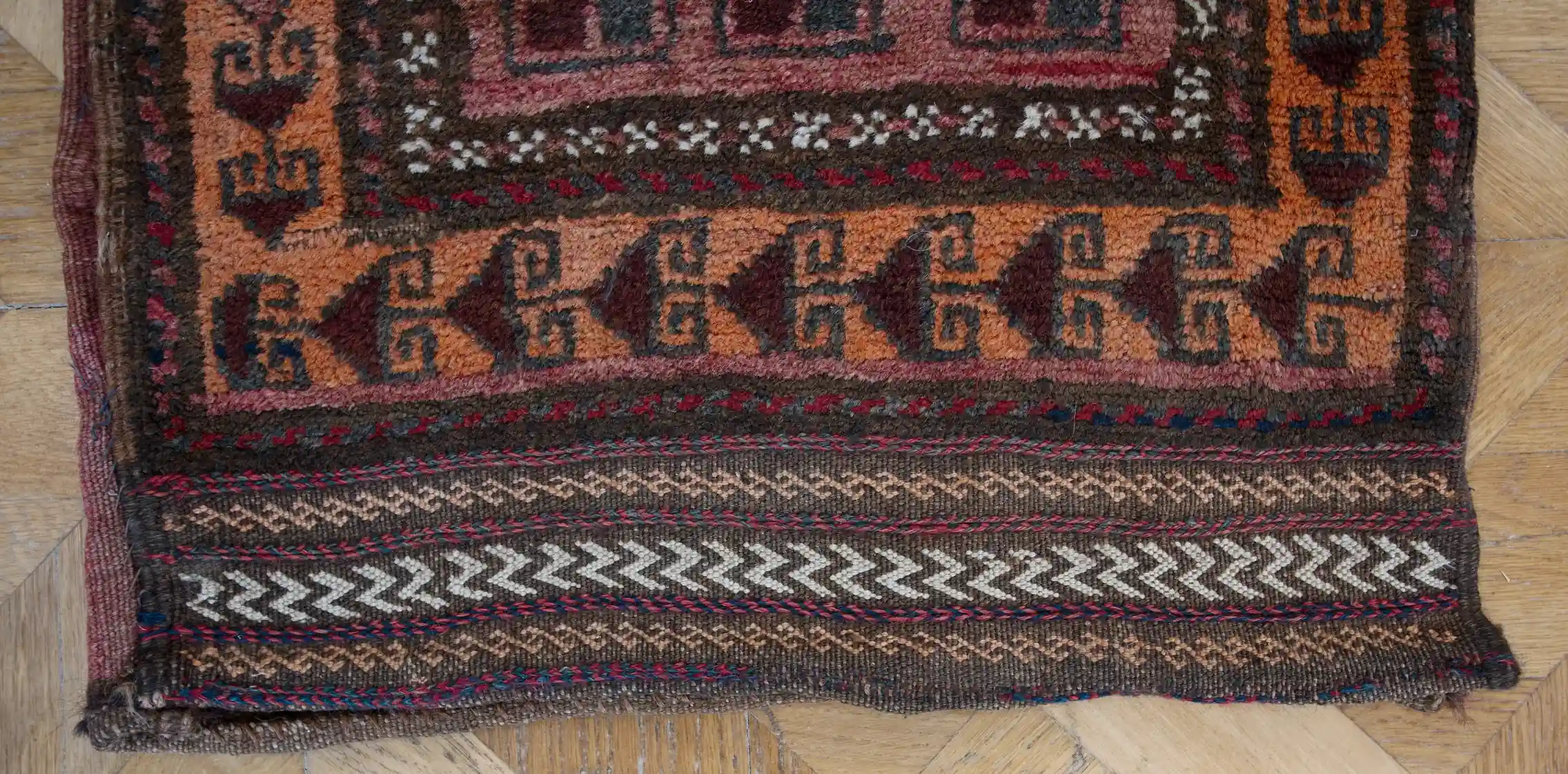 Afghánský čuval – ručně vázaná vaková textilie 115 X 58 cm