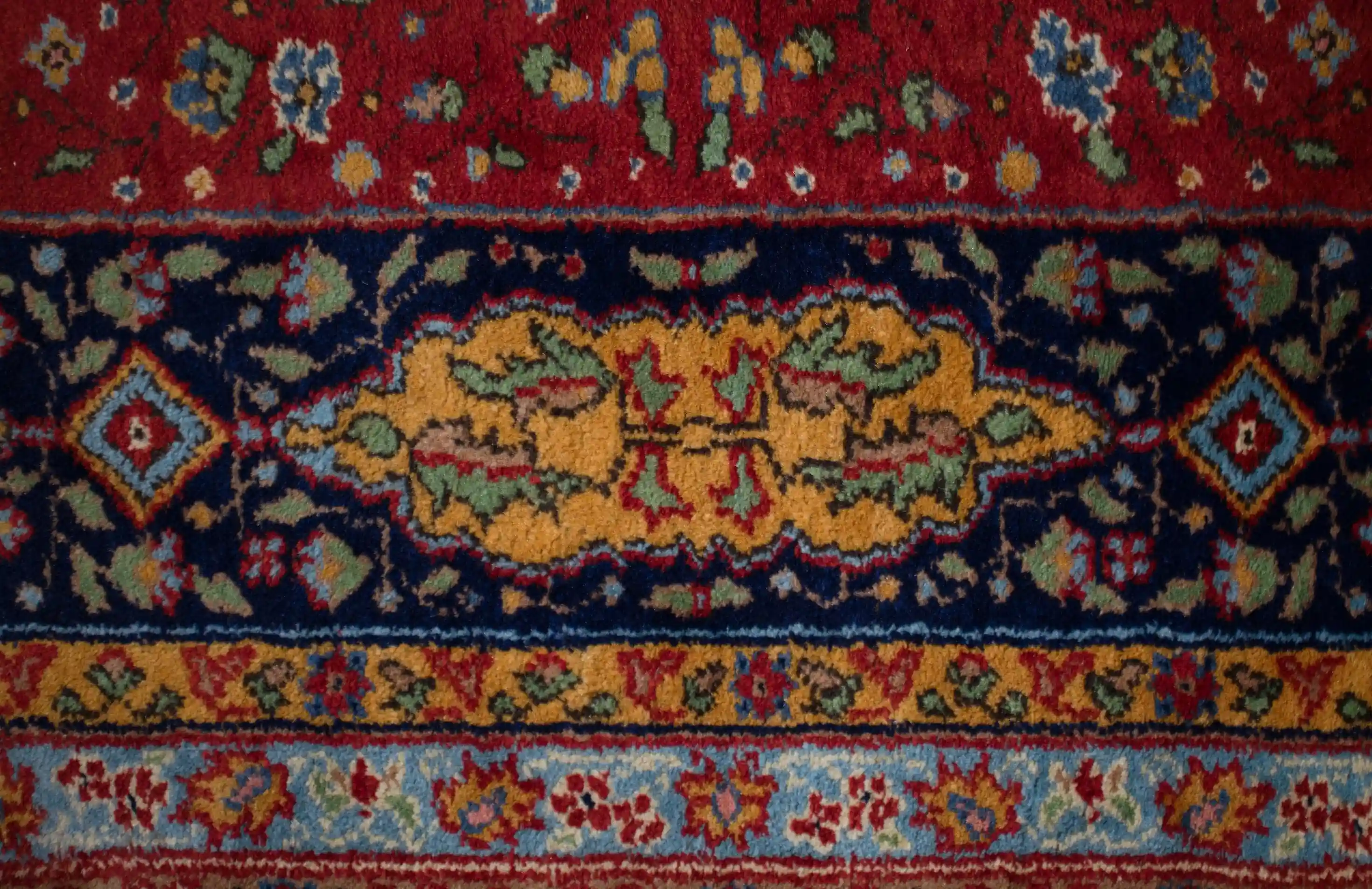 Ručně vázaný orientální koberec s ptáky 361 X 268 cm