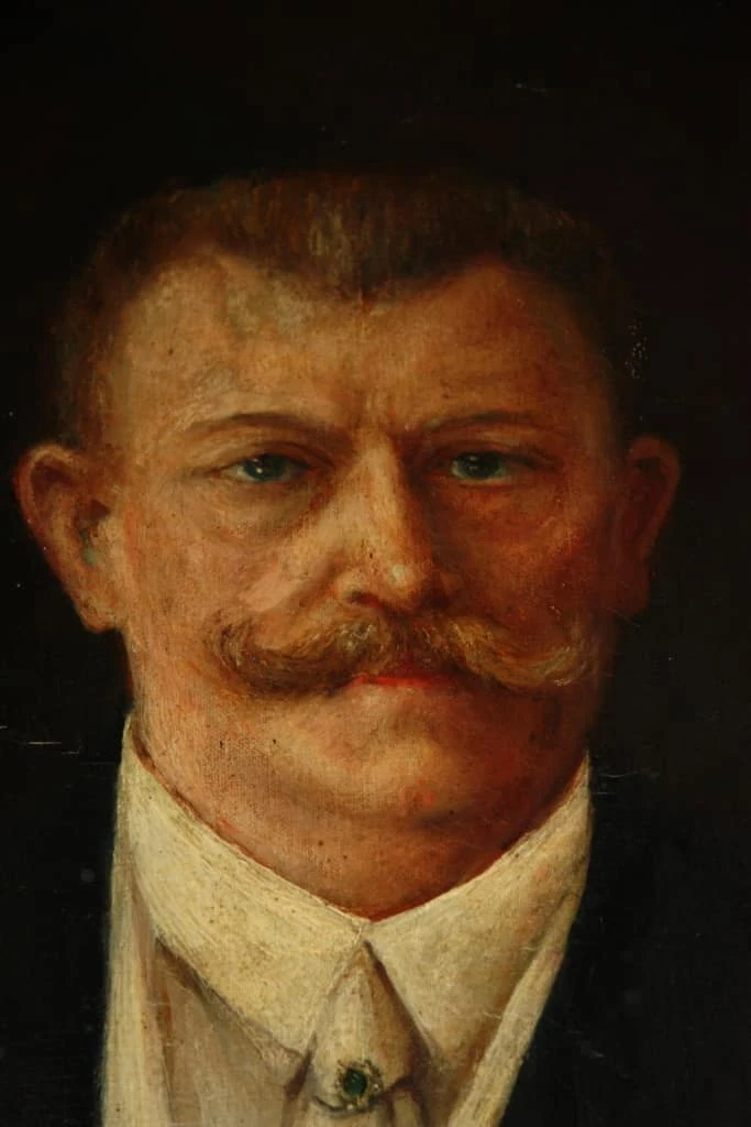 Obraz šlechtice, signováno, 182 x 146cm, rám dřevo