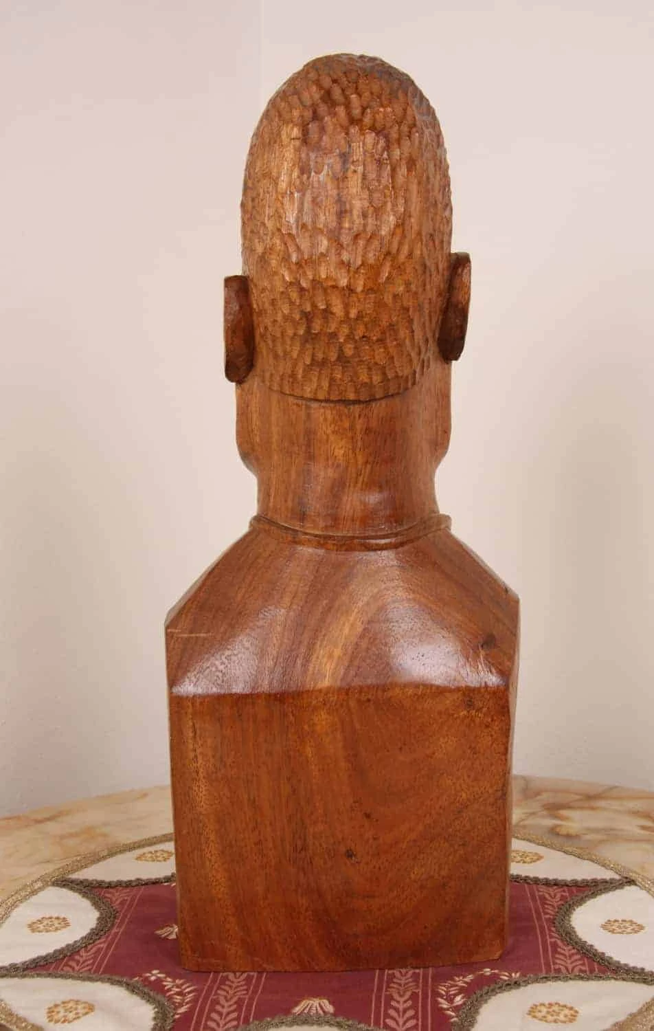 Dřevěná africká Busta muže