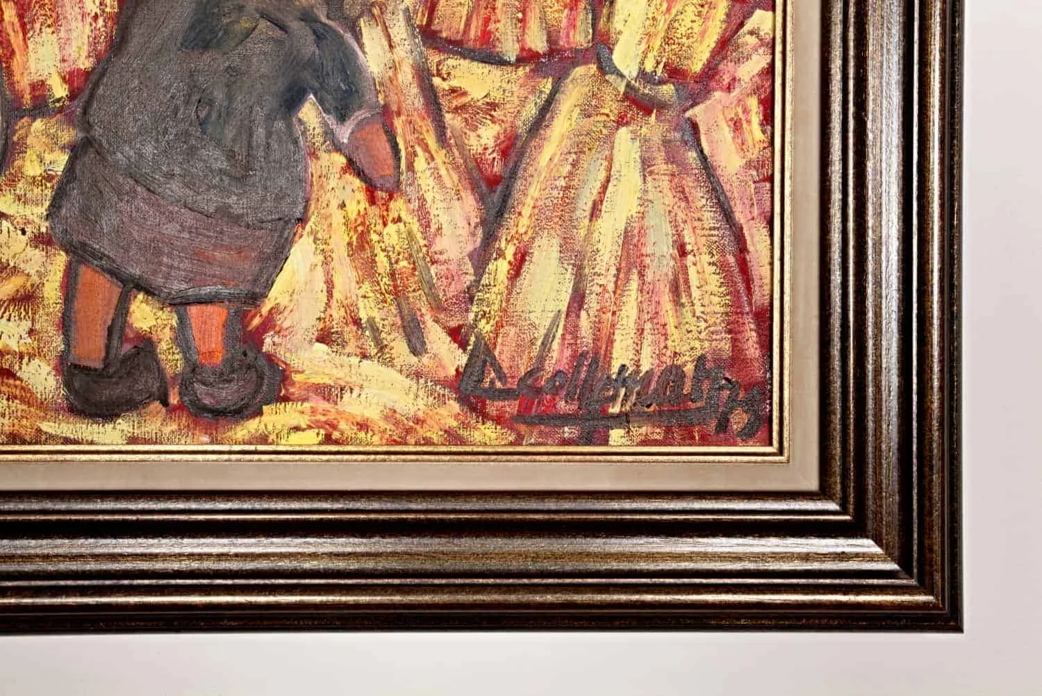 „Vlámská sklizeň“ Signováno. Olej