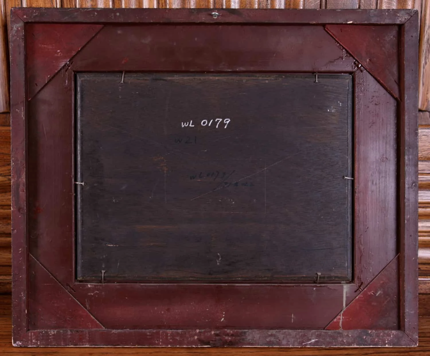 „Hospodářské stavení“ Willem Karl Nakken. Signováno