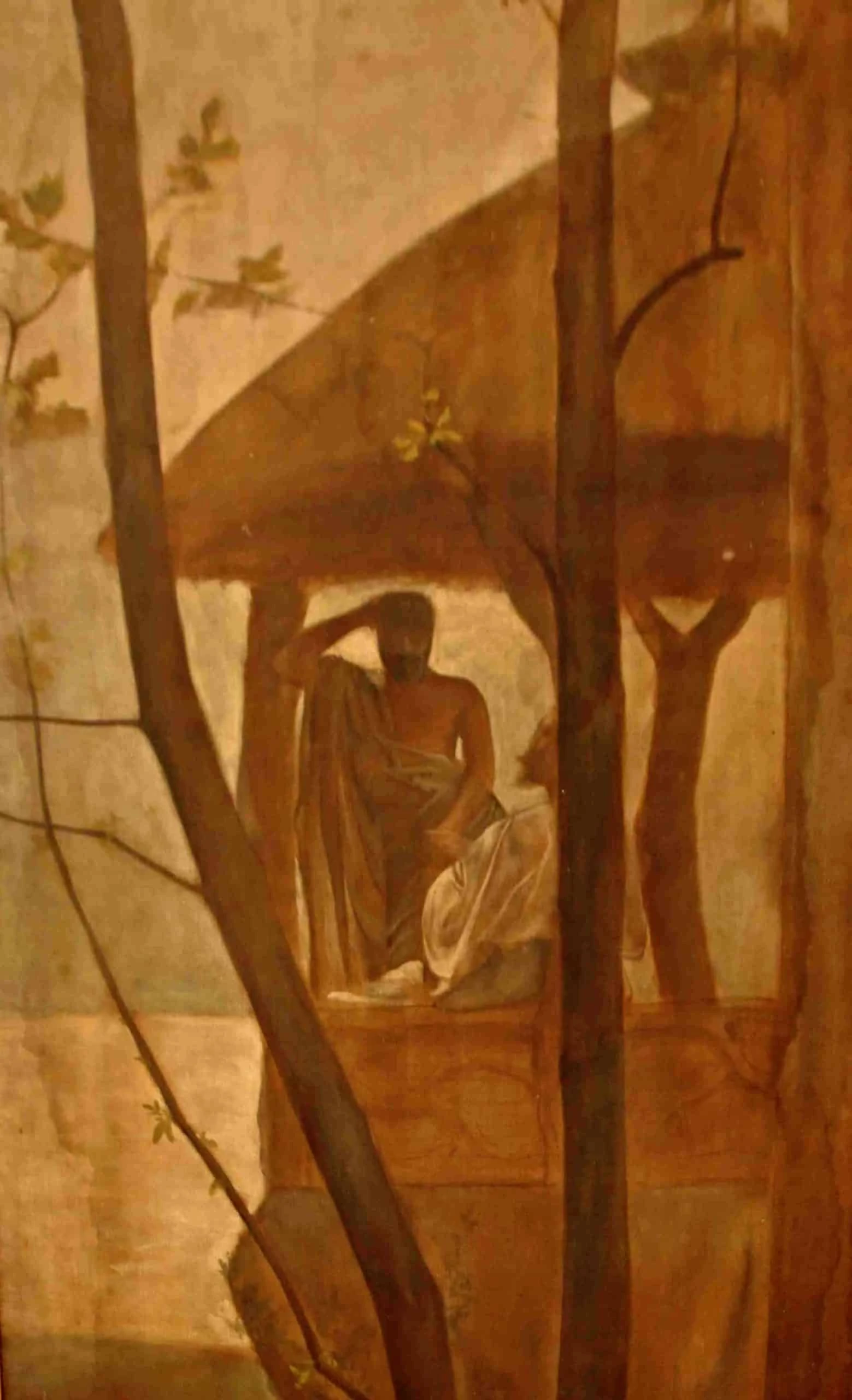 Čtveřice impozantních zámeckých obrazů 250x88cm