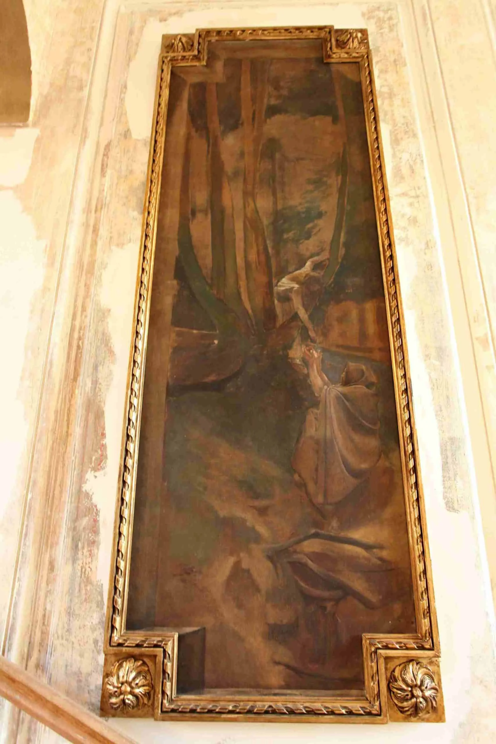 Čtveřice impozantních zámeckých obrazů 250x88cm