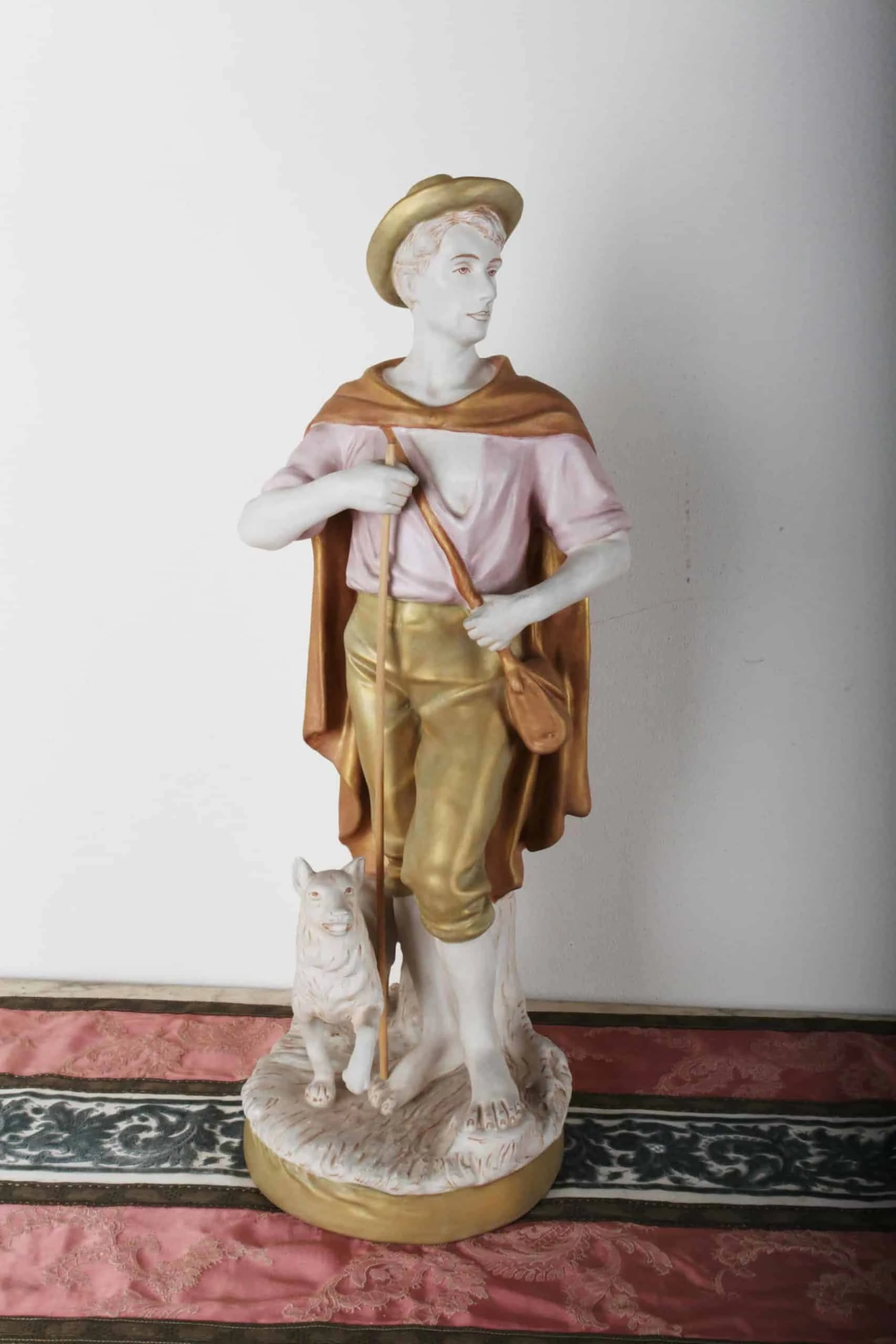 Párové sochy Royal Dux výška 58 cm