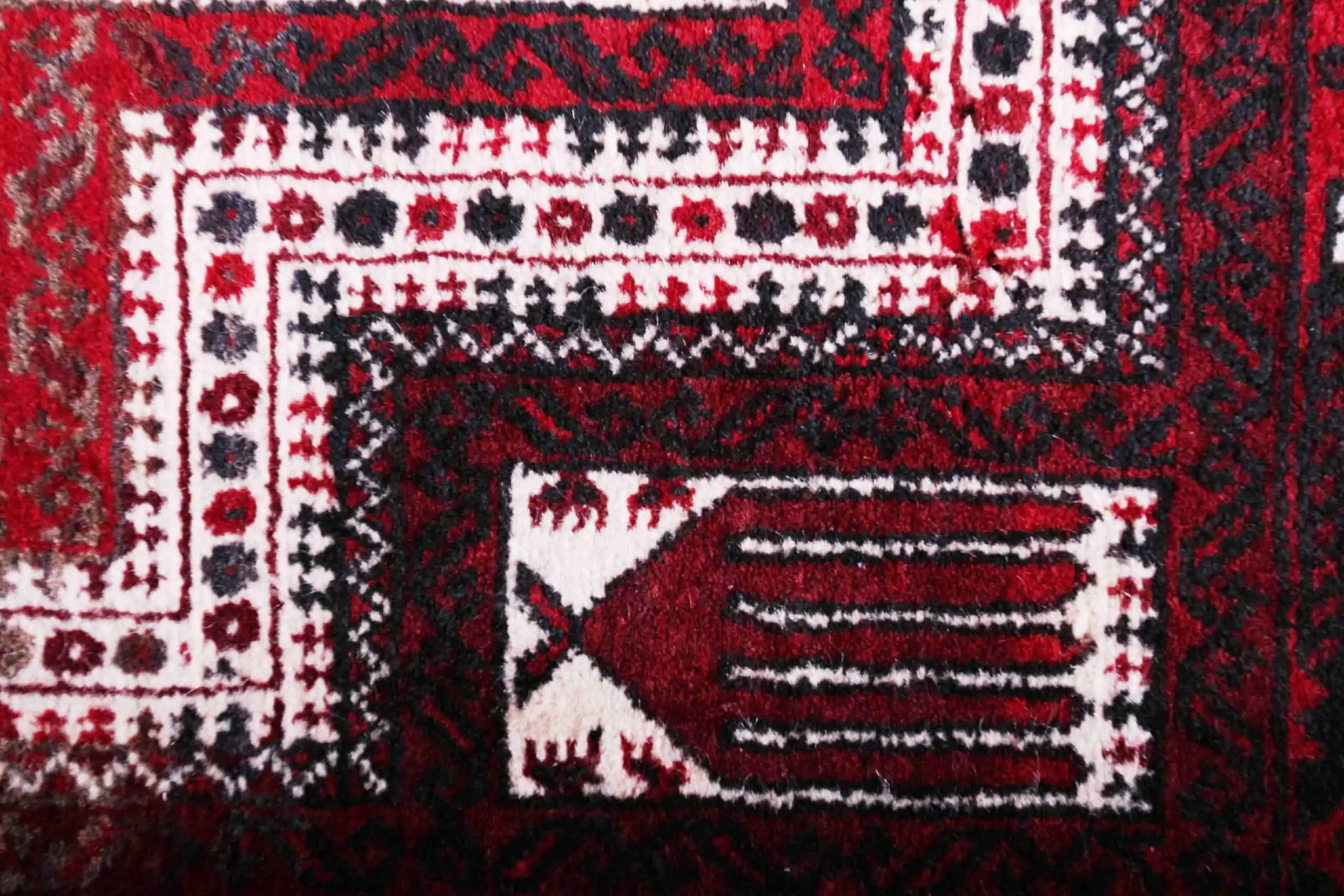 Afghánský modlitební koberec 166 x 82 cm