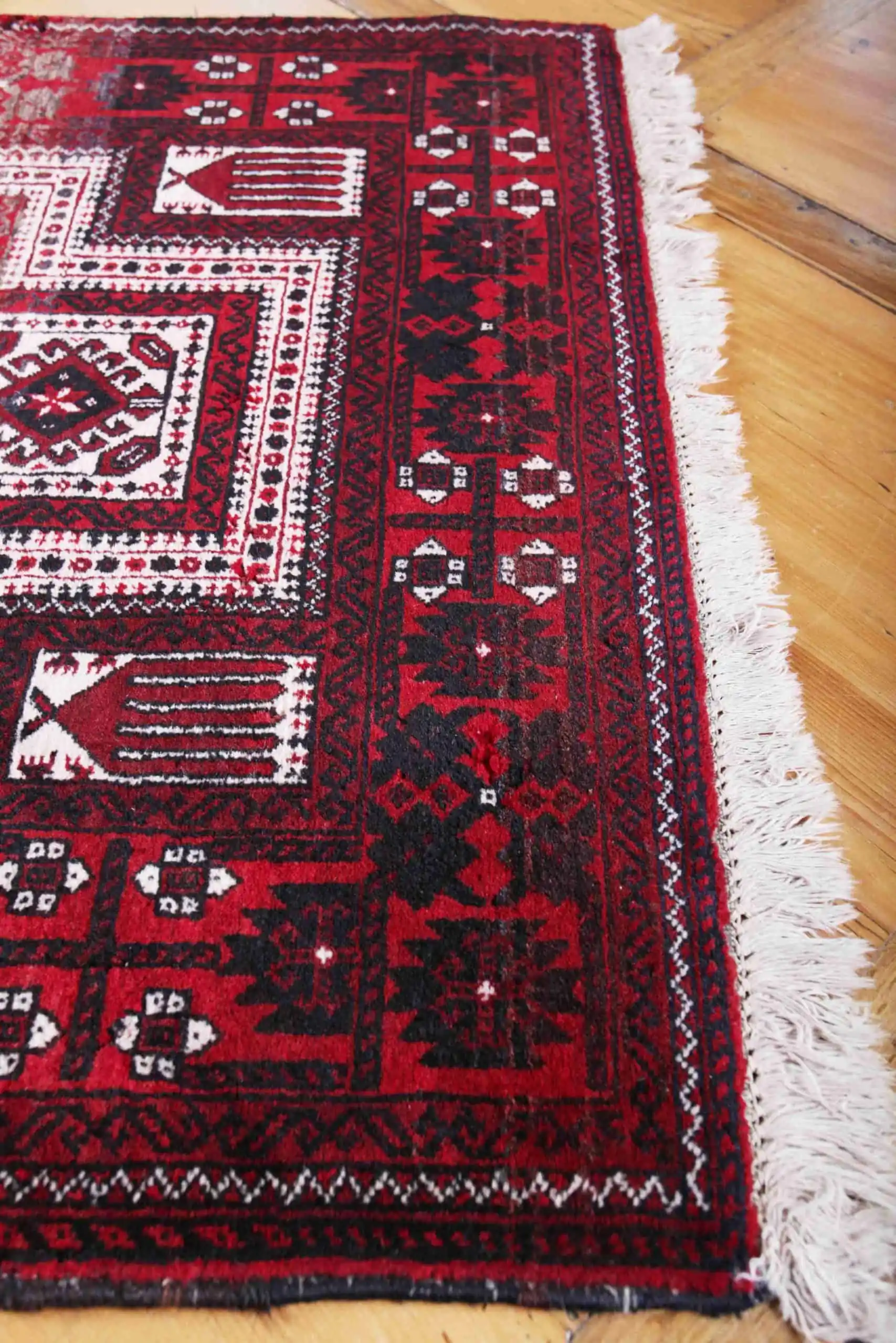 Afghánský modlitební koberec 166 x 82 cm