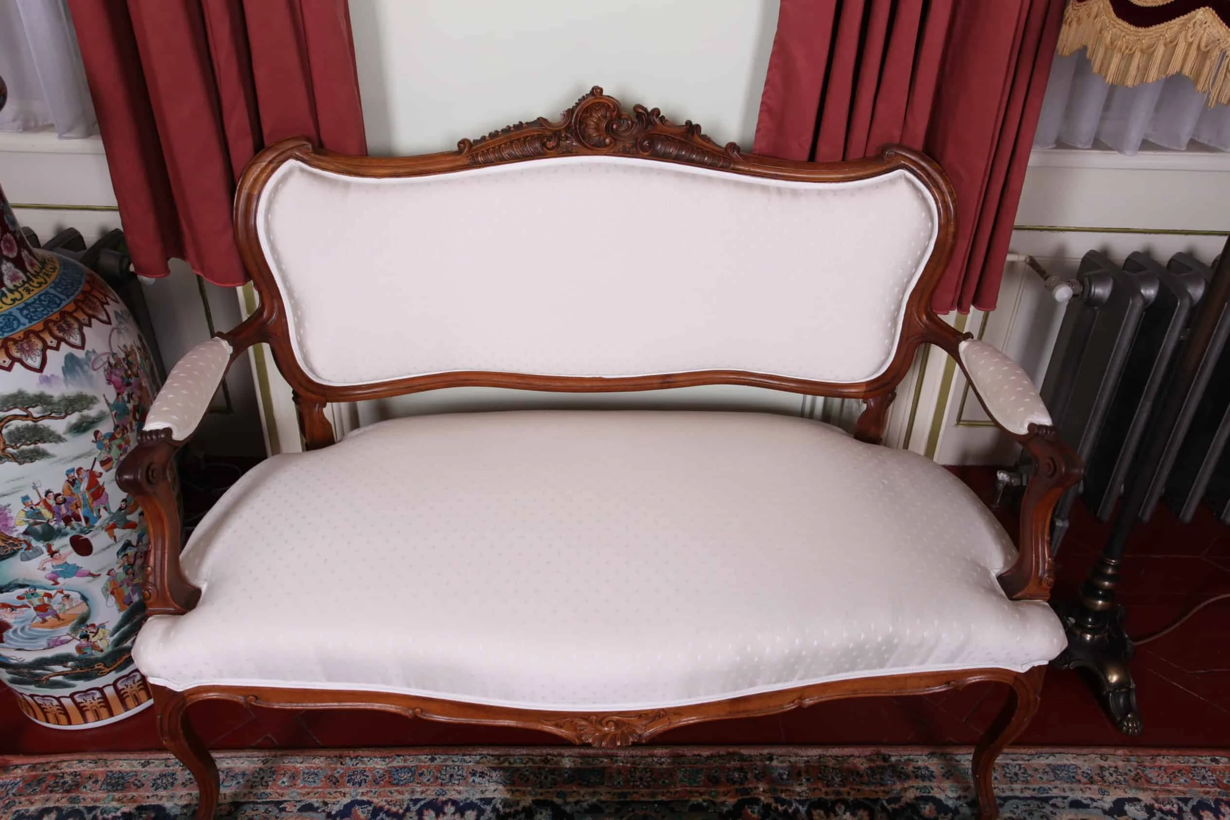 Rokoková sofa Ludvík XV. Dub