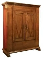 Pozdně renesanční skříň zdobená intarzií