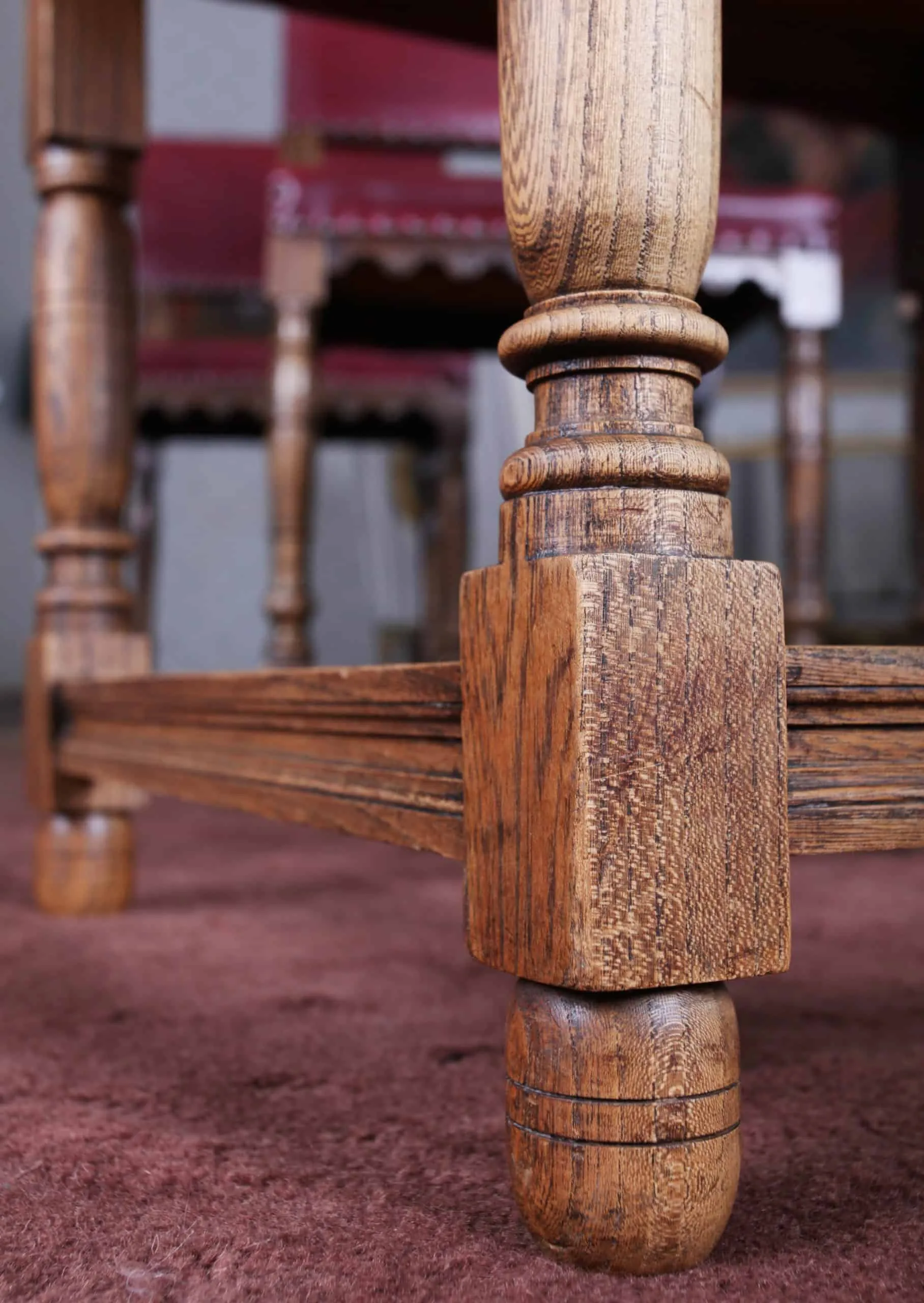 Starožitný komplet 4 židlí a křesílka. Neorenesance