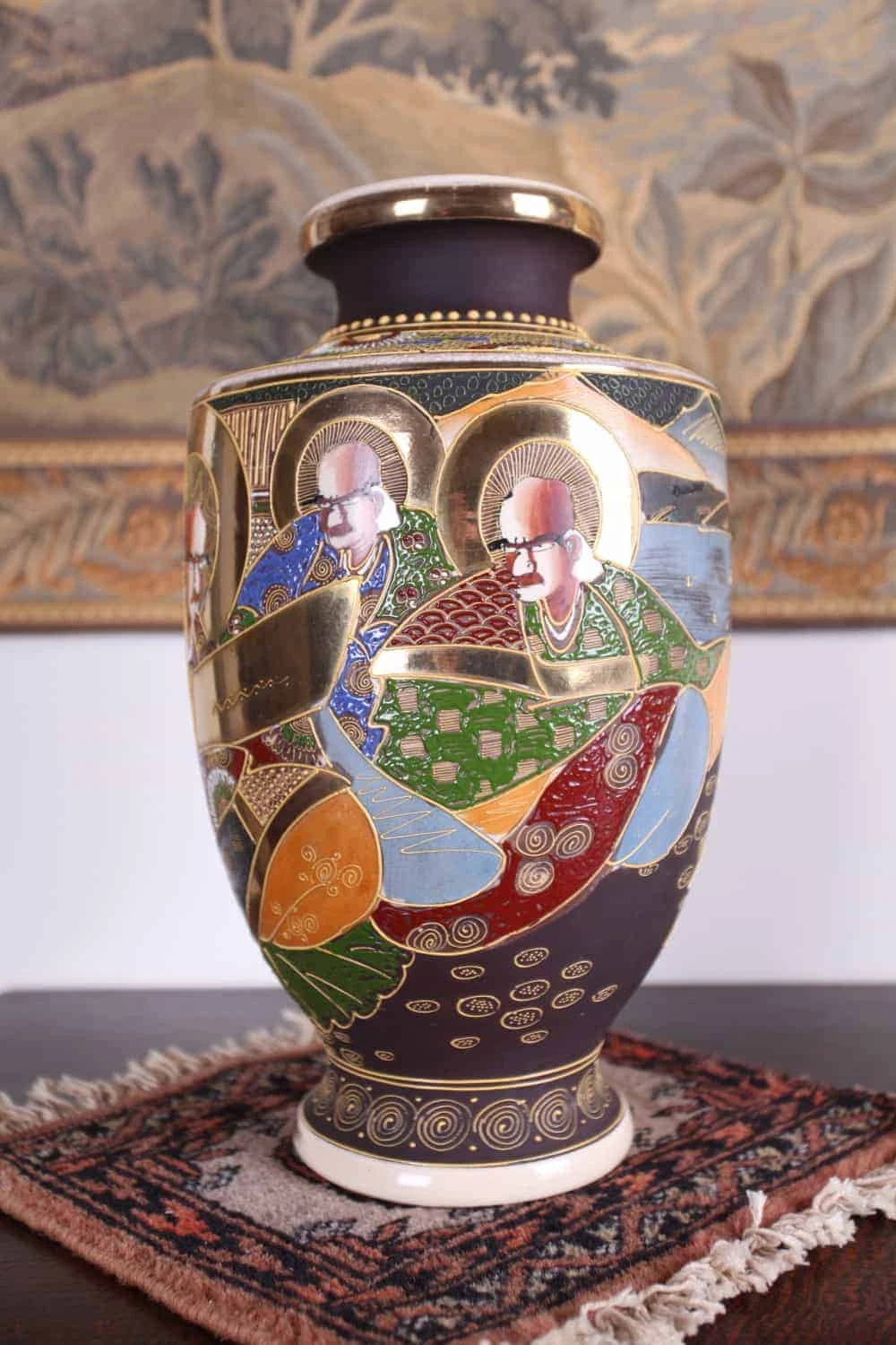 Váza Satsuma. Ručně malovaná.