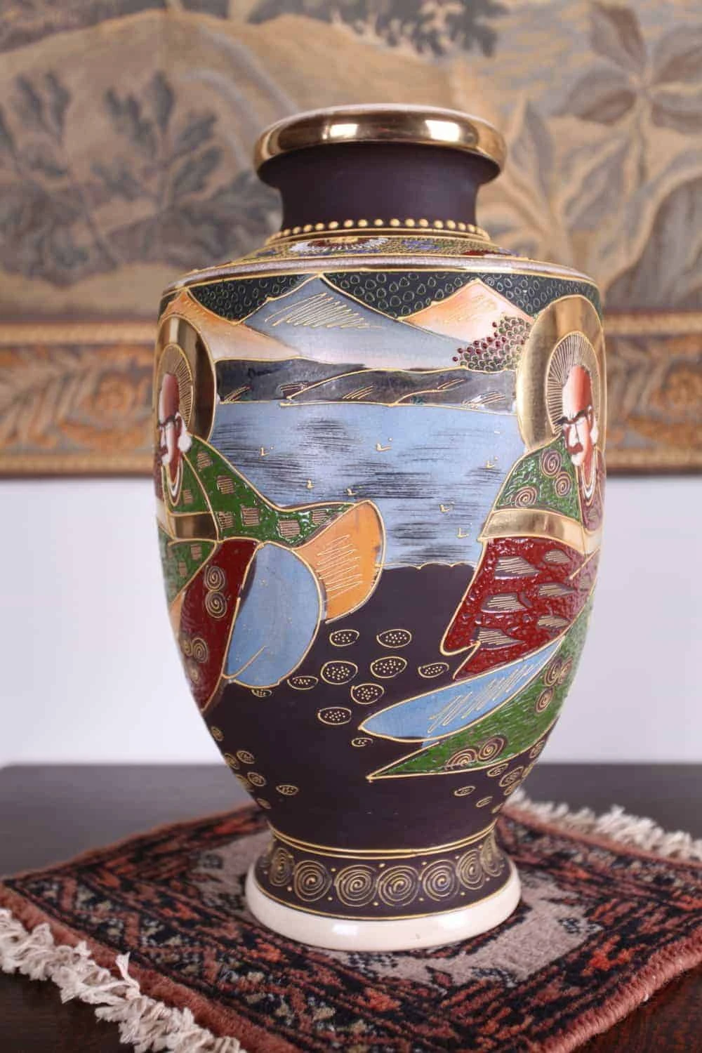 Váza Satsuma. Ručně malovaná.