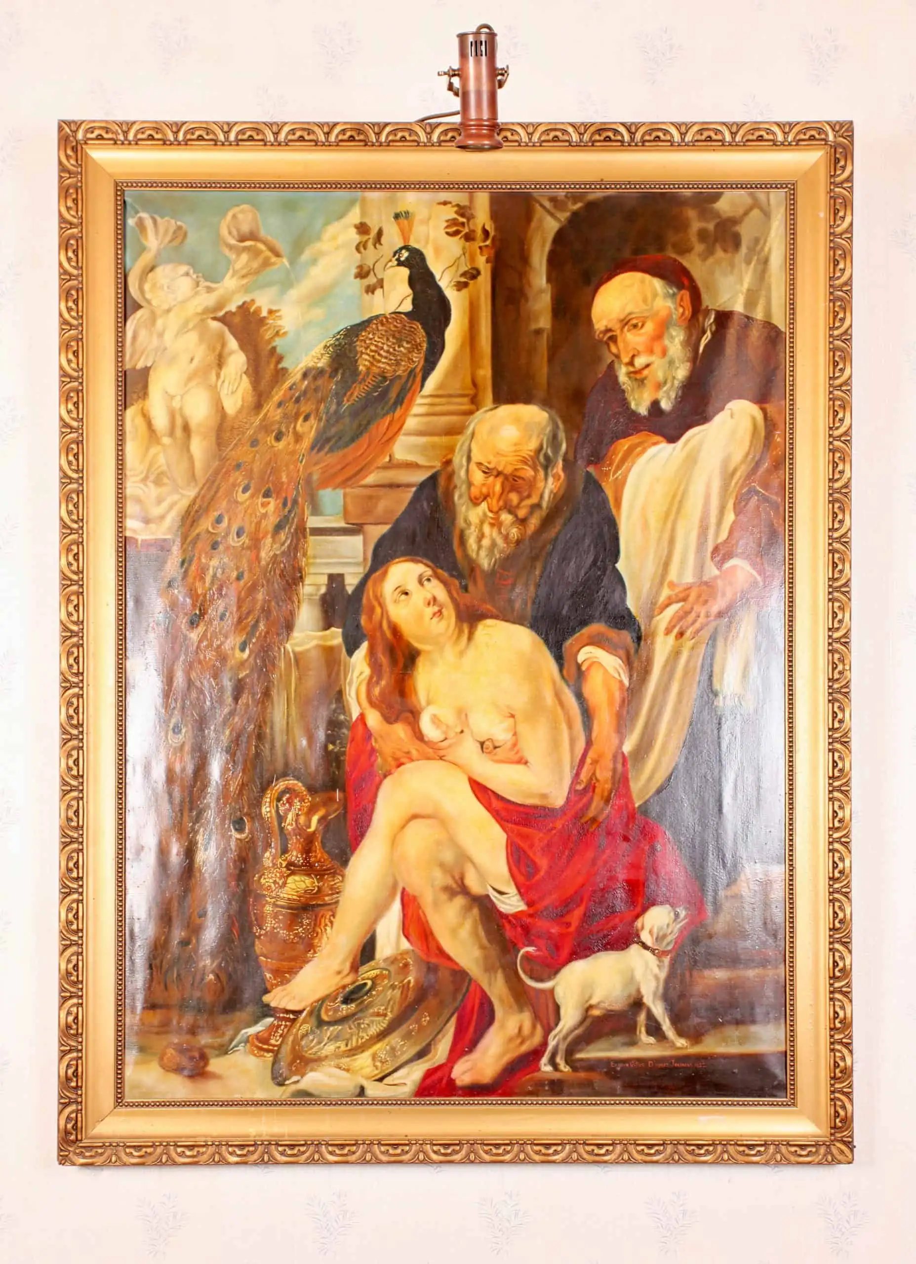 Starožitná kopie Jacob Jordaens 154 X 117 cm