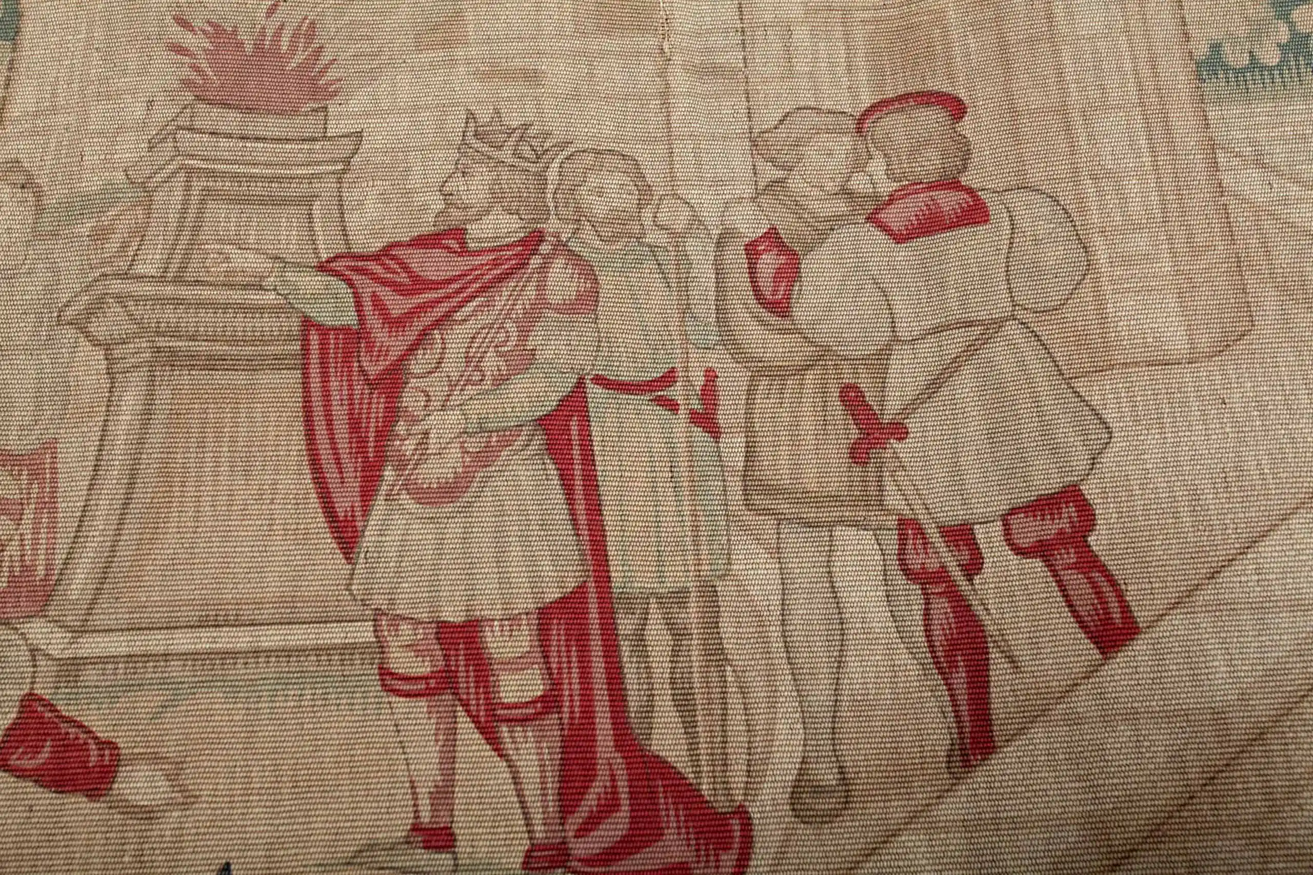 Velký gobelín / Tapiserie „Založení Říma” 293 X 256 cm