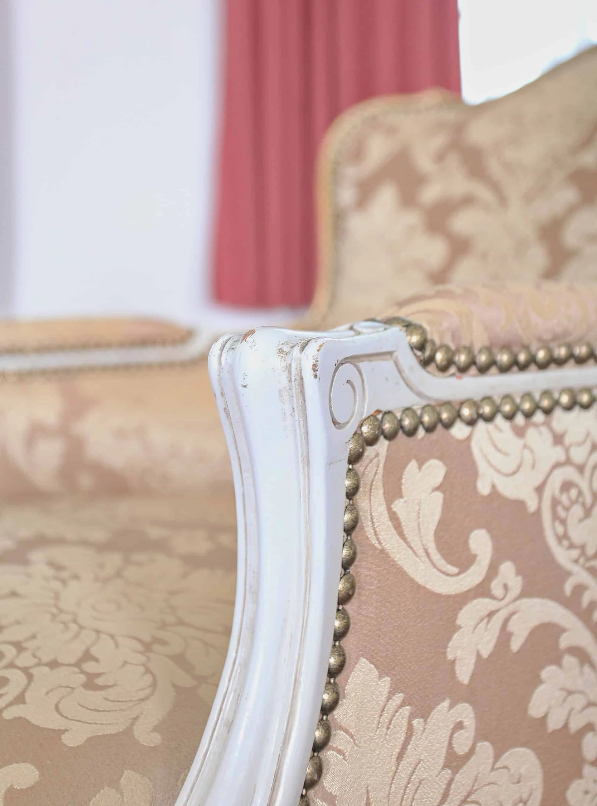 Sedací souprava Ludvík XV kompletně zrestaurovaná. 3+1+1