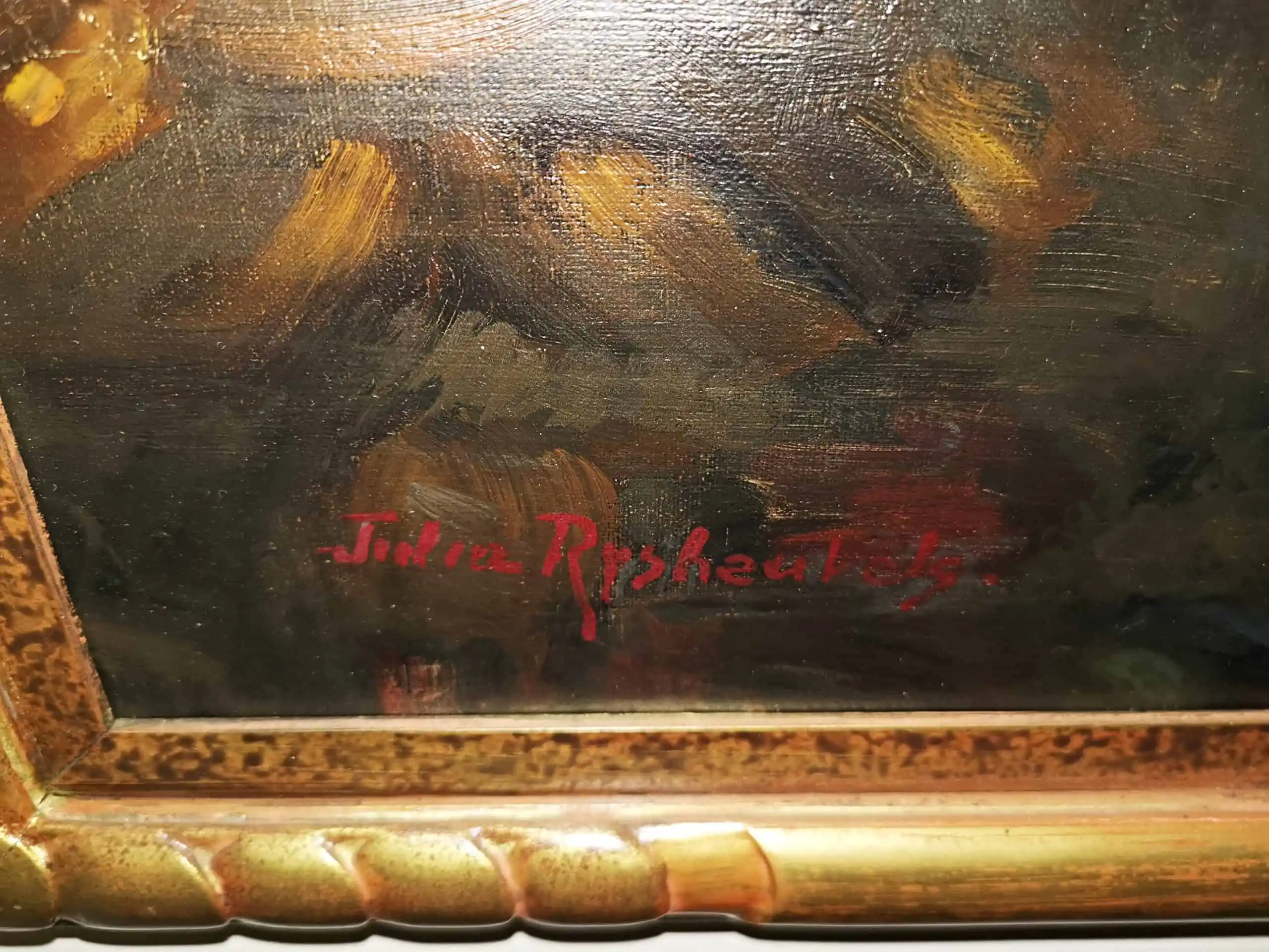 Julia Rysheuvels Chinoserie zátiší 79 X 69 cm