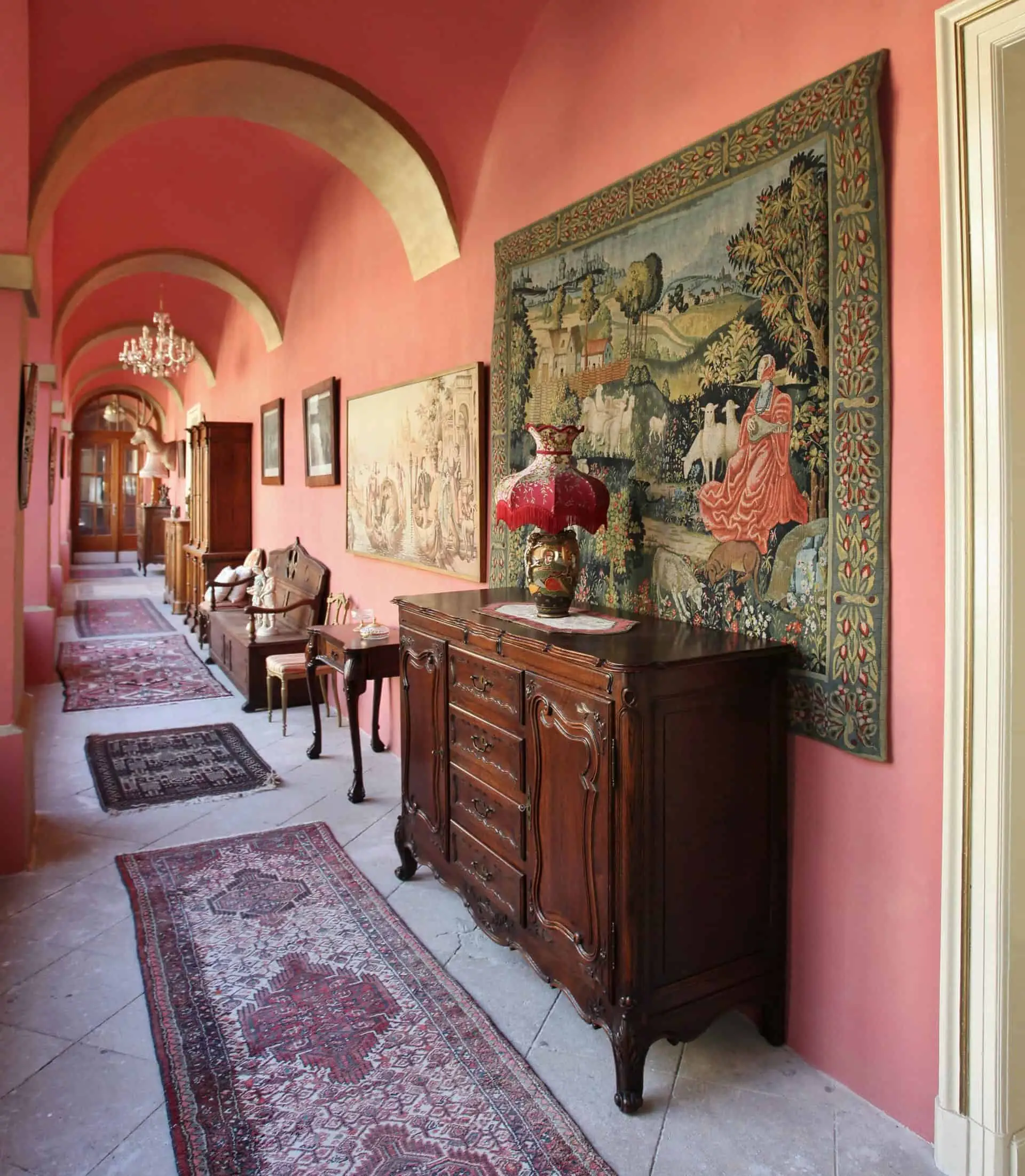 Tapiserie / Gobelín Koncert Champetre 180 X 215 cm Robert Four
