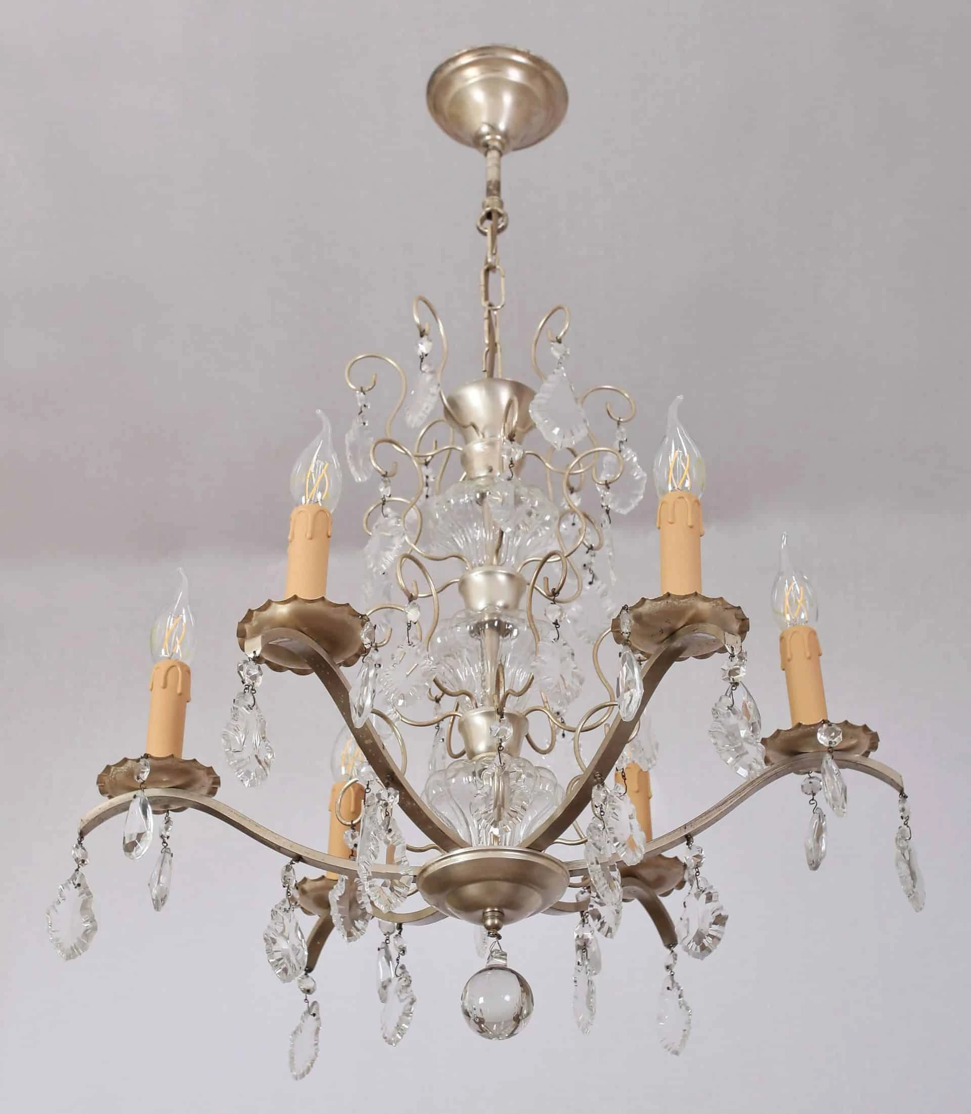 Francouzský provinciální lustr s ověsy