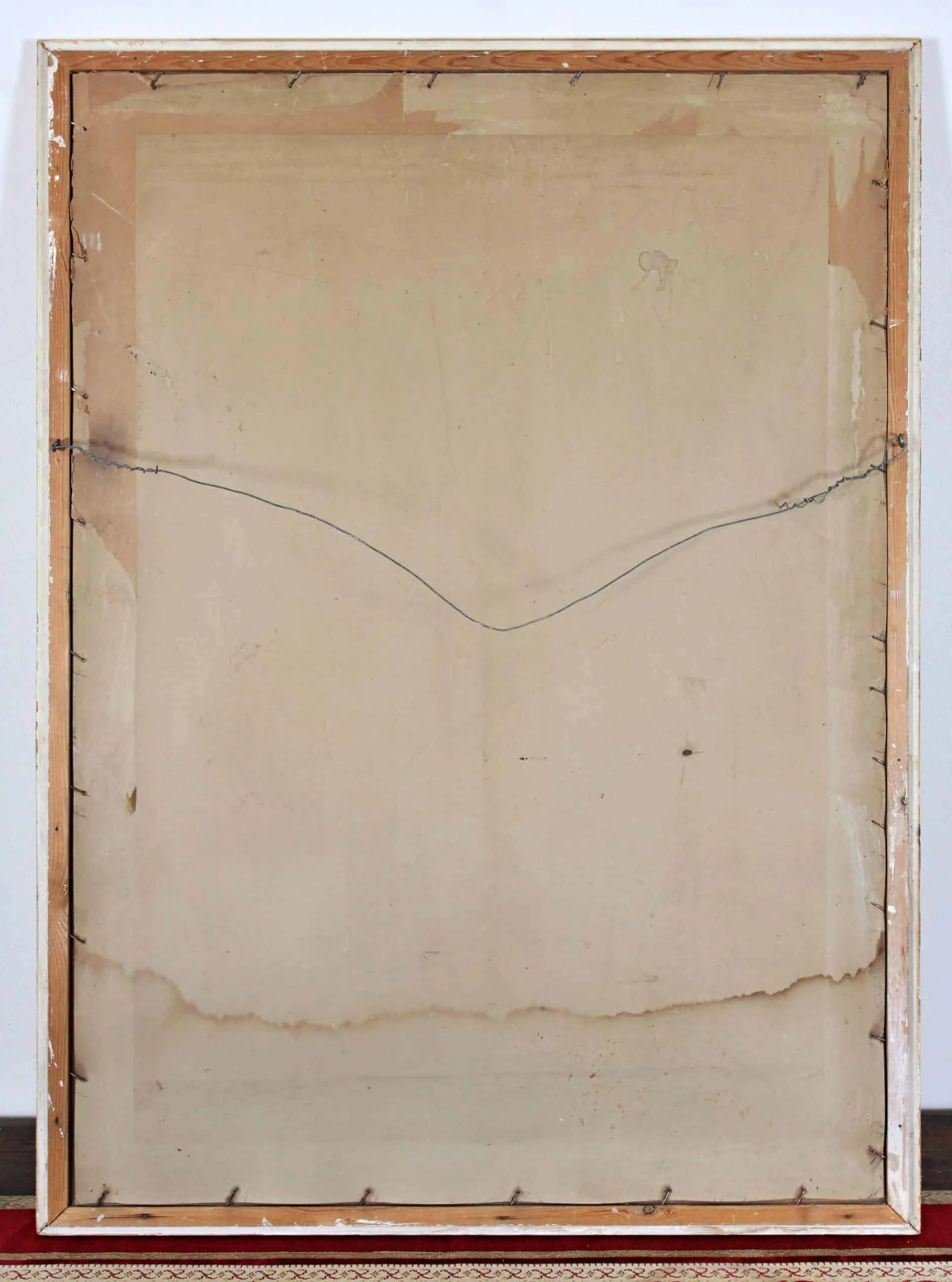 Krotitel Lvů. Kombinovaná technika. 108 X 80 cm
