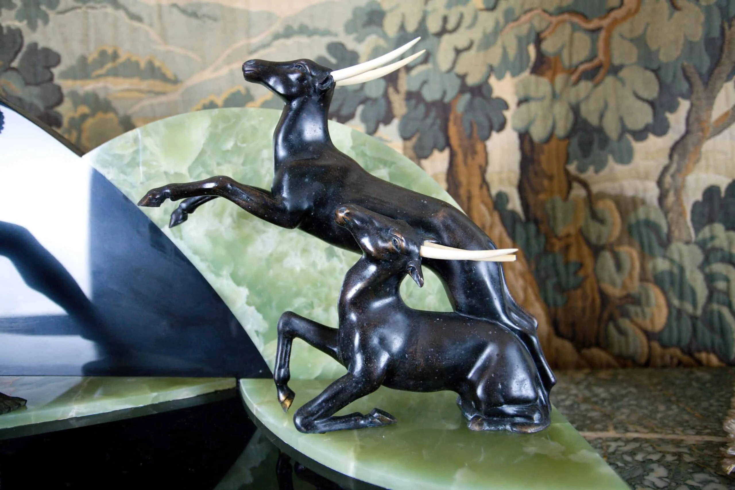 Art Deco sousoší Bohyně Diana