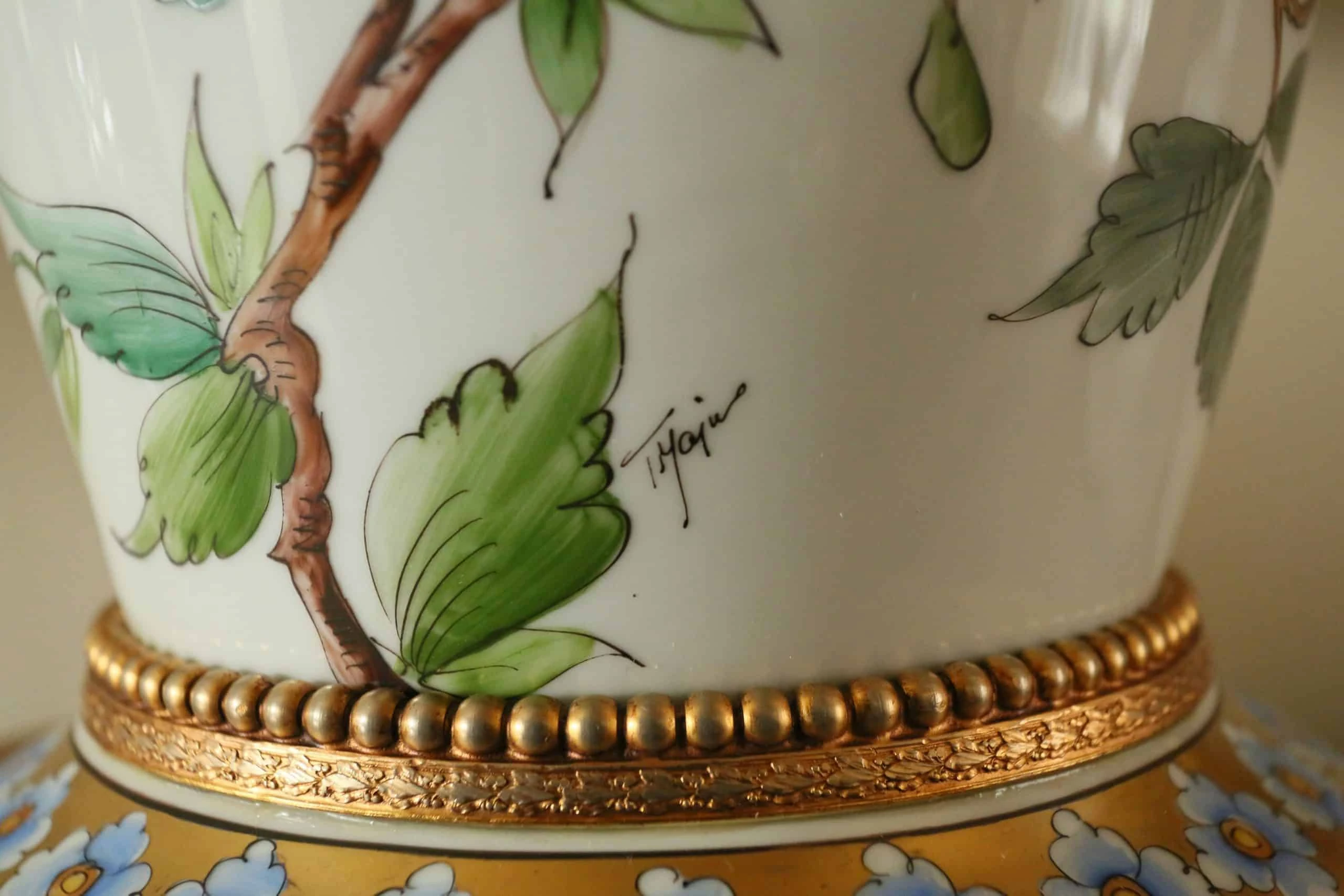 Velká italská váza signovaná V 89 cm