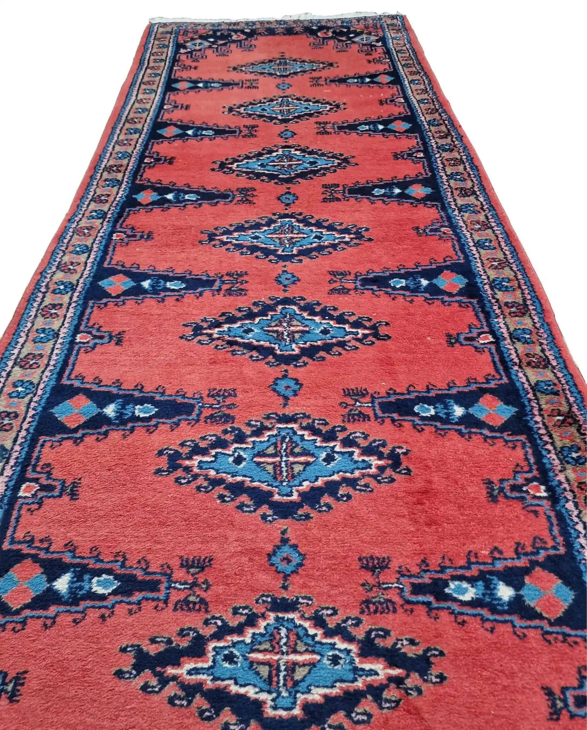 Ručně vázaný perský běhoun Wiss 347x86cm