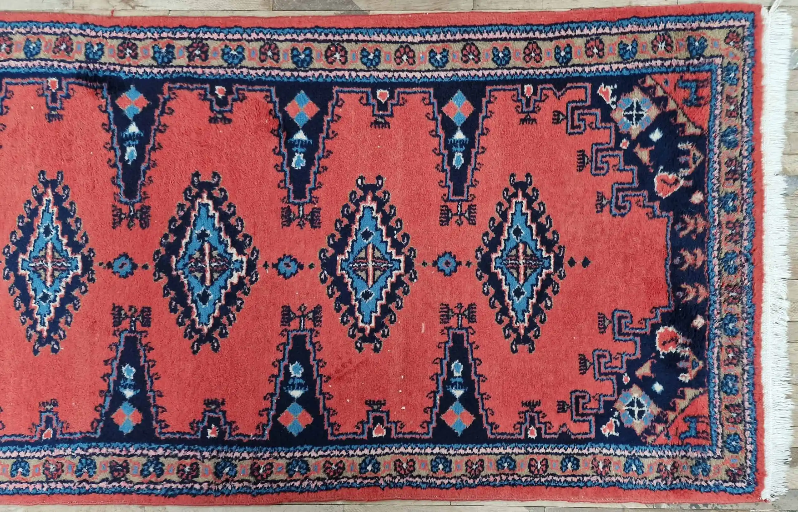 Ručně vázaný perský běhoun Wiss 347x86cm