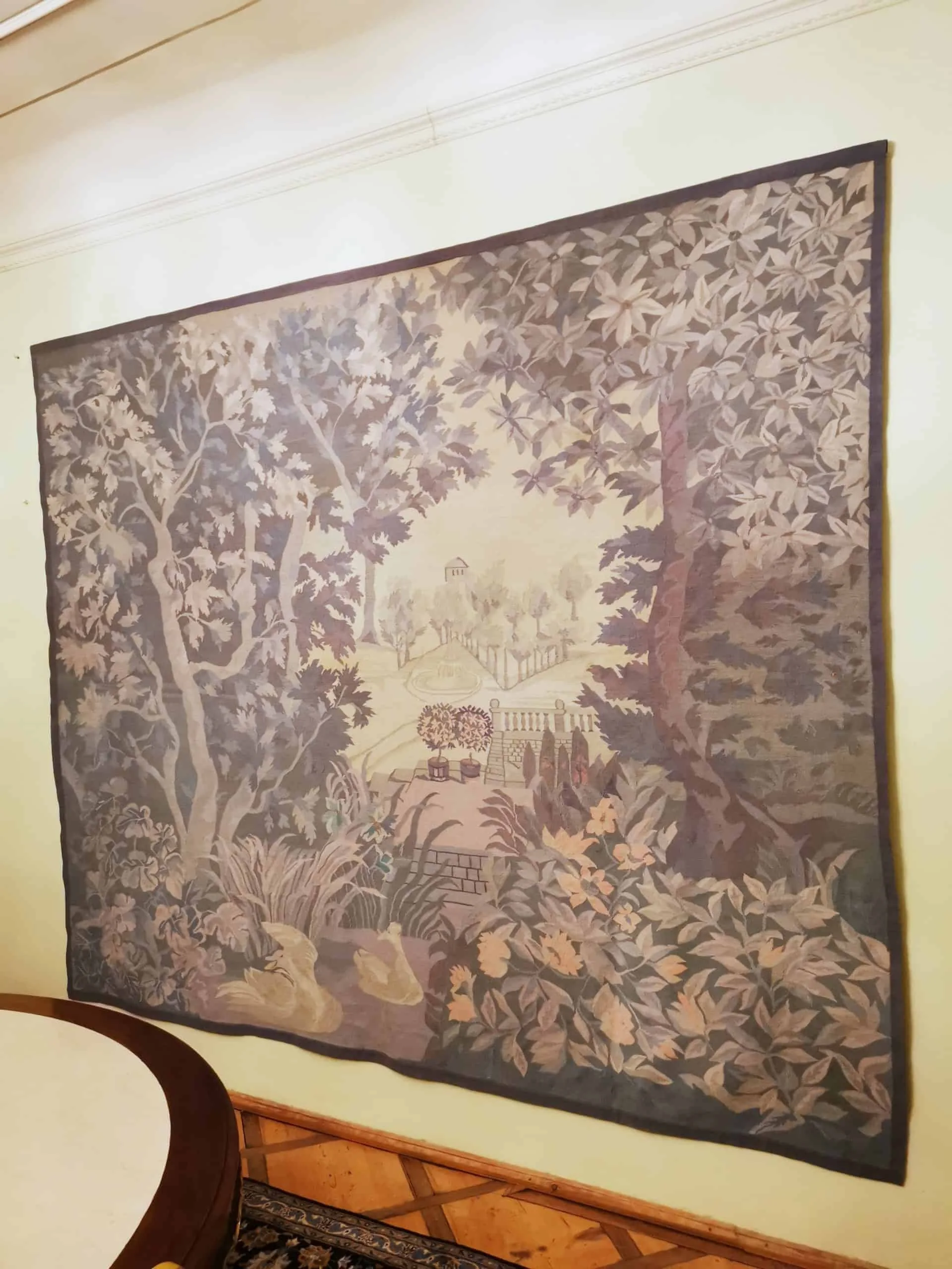 Velký gobelín / Tapiserie – ručně tkaný. 310 X 260 cm
