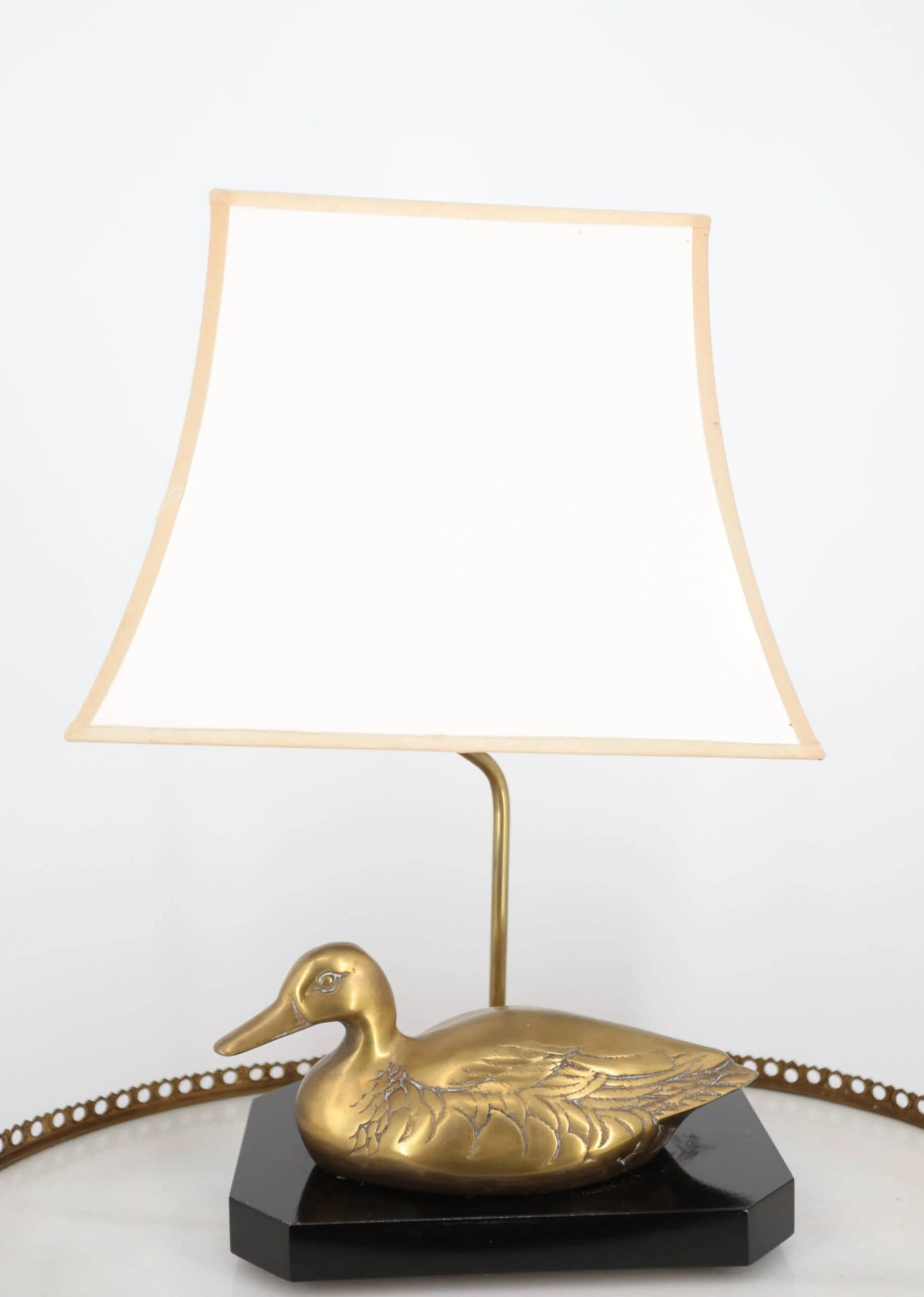 Stolní lampa s kachnou