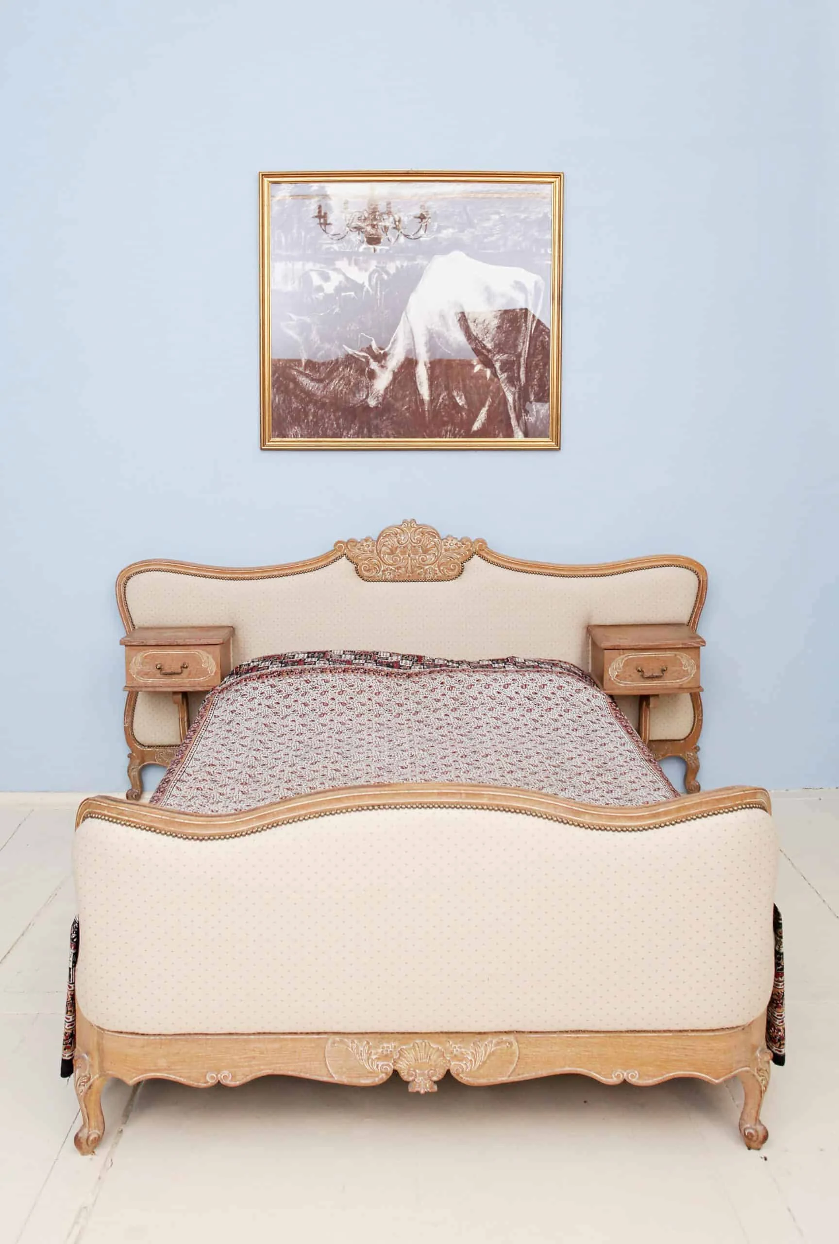 Krajina s dobytkem . Velký obraz. Signovaný L. Seghers