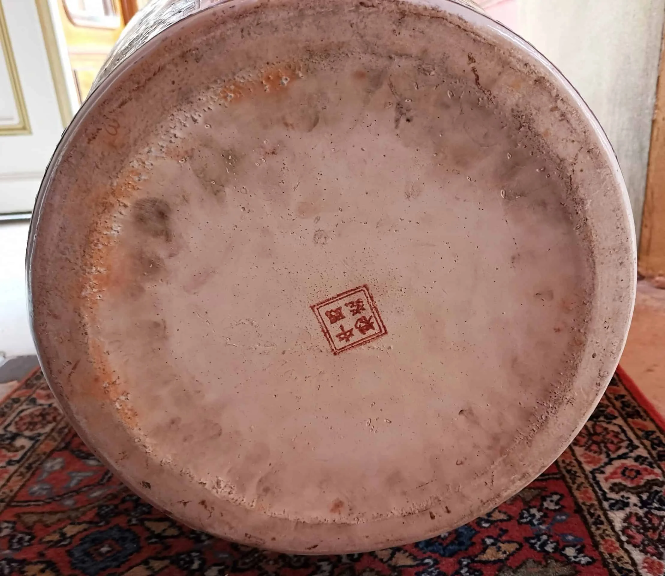 Velká čínská váza Kanton V 124 cm. Značená