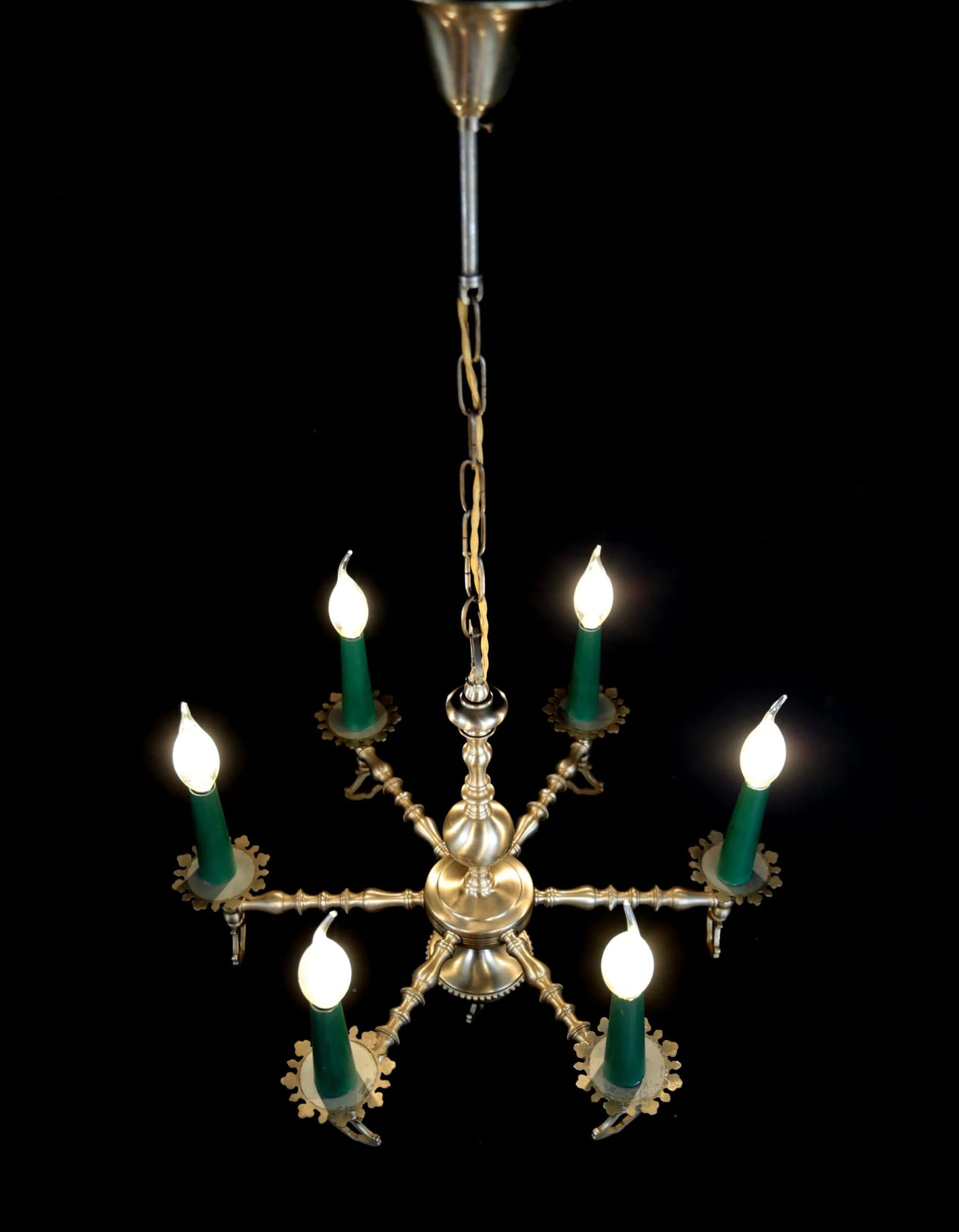 Neorenesanční šestiramenný lustr