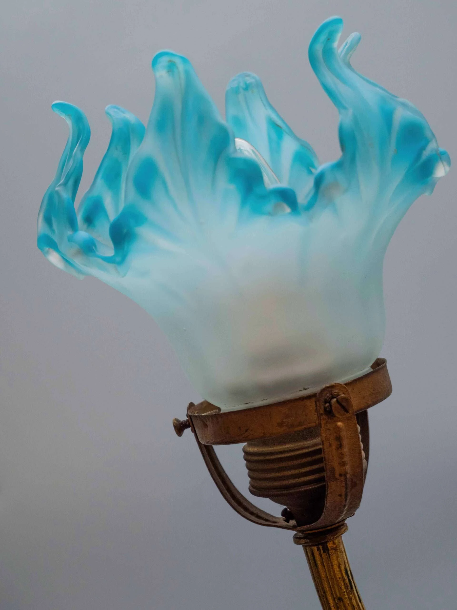 Nástěnná lampa / aplika zlacený bronz