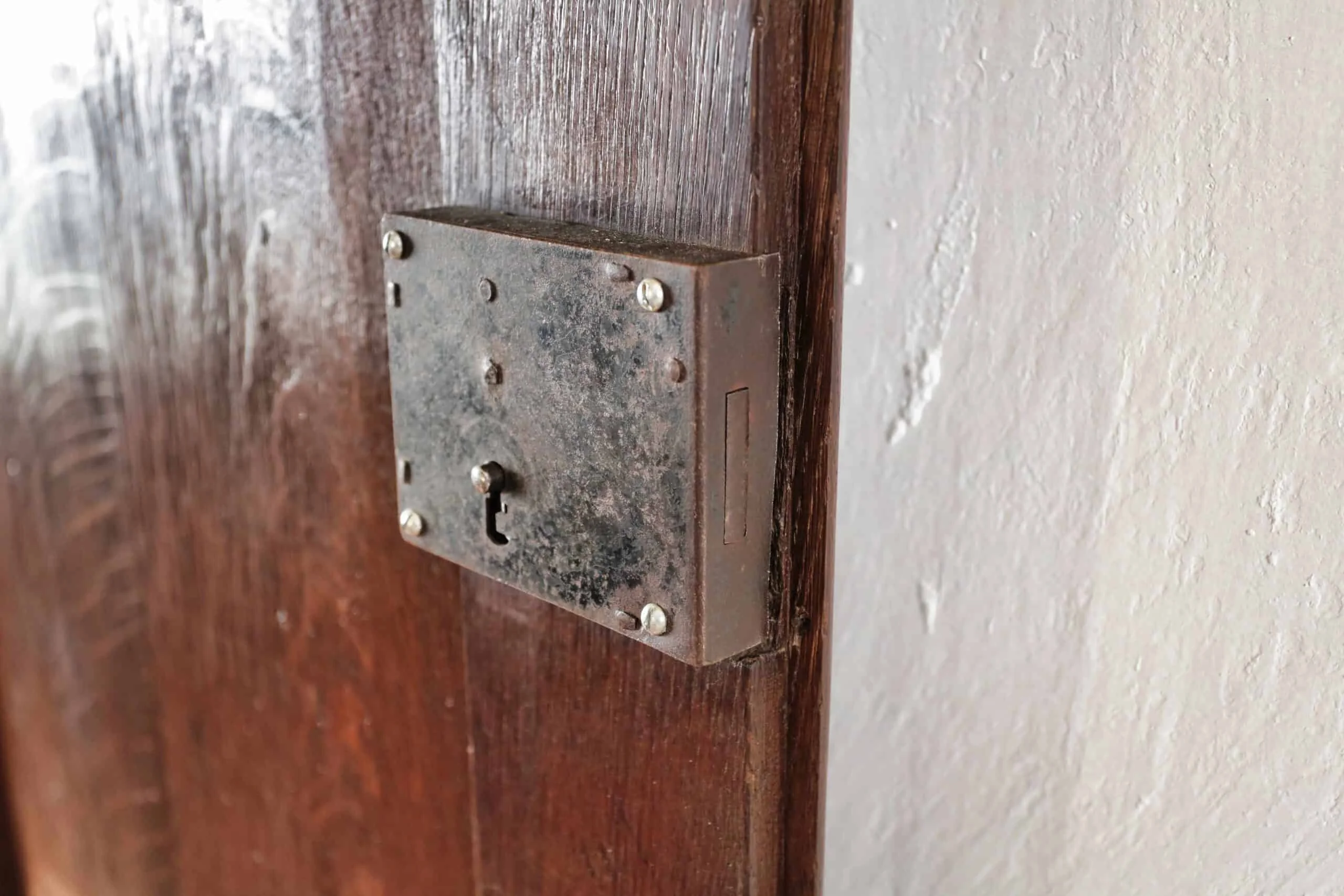 Starožitné dubové dveře z 18. století