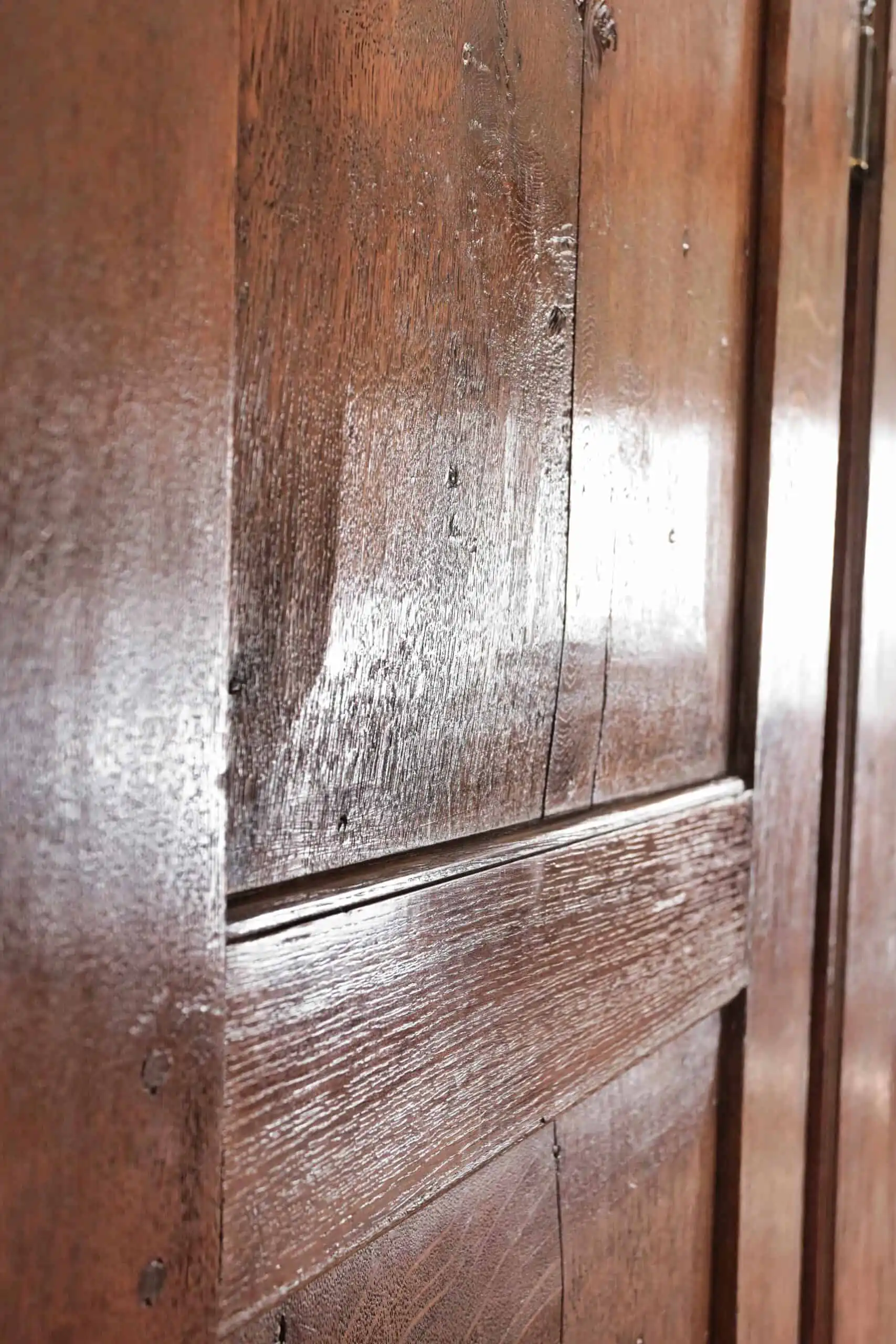 Starožitné dubové dveře z 18. století